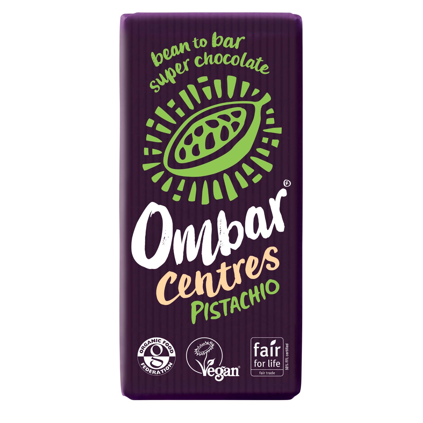 Myprotein UK Ombar Centres Pistachio Chocolate Bar 70g