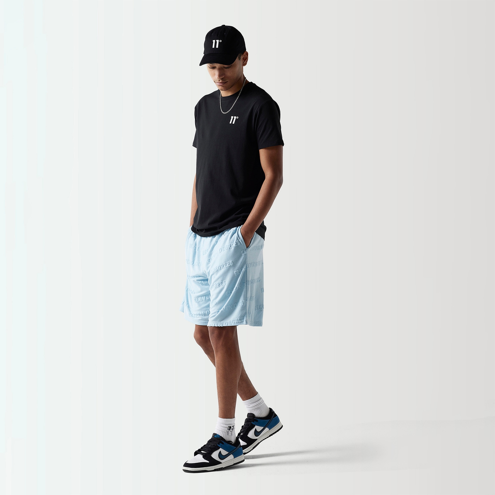Embossed Towelling Shorts at 11 Degrees