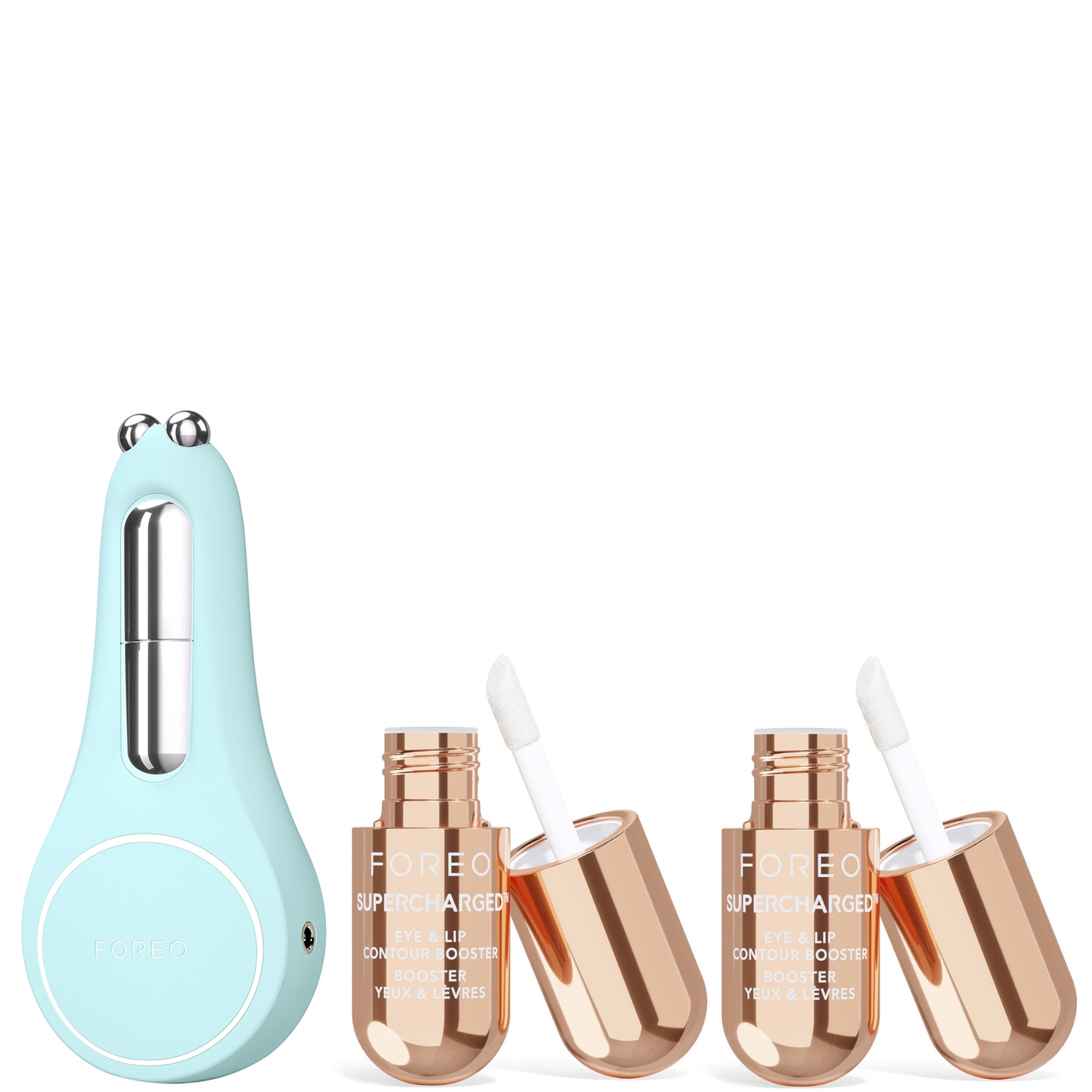 Shop Foreo Bear 2 Eyes And Lips Supercharged Set - Arctic Blue
