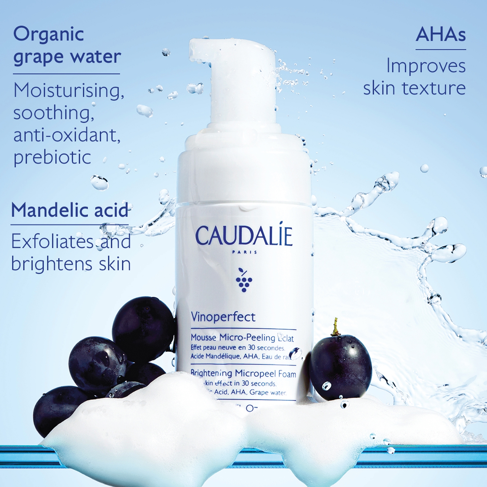 Thumbnail - Caudalie Vinoperfect Brightening Micropeel Foam 100ml