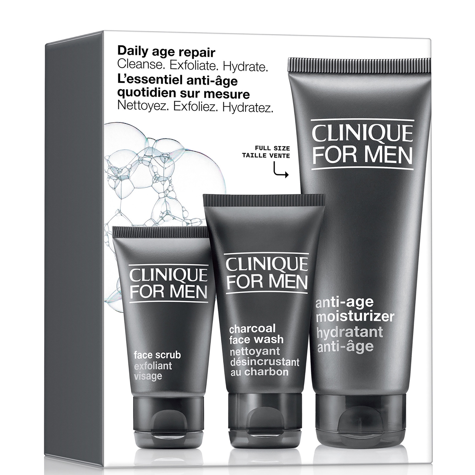 Shop Clinique Daily Age Repair Skincare Gift Set For Men