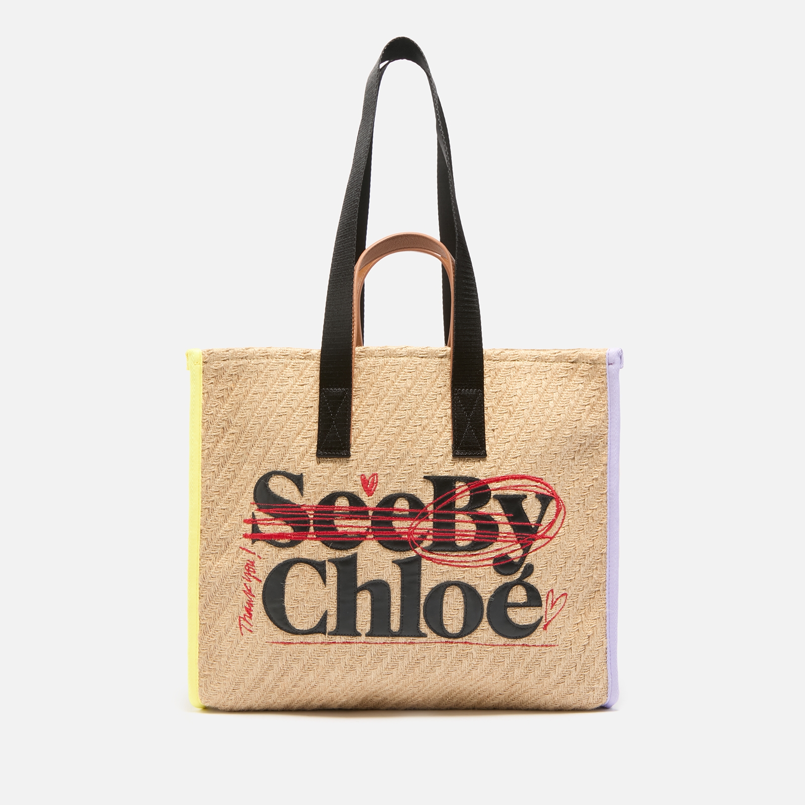 See By Chloe See Bye Bye Jute Tote Bag