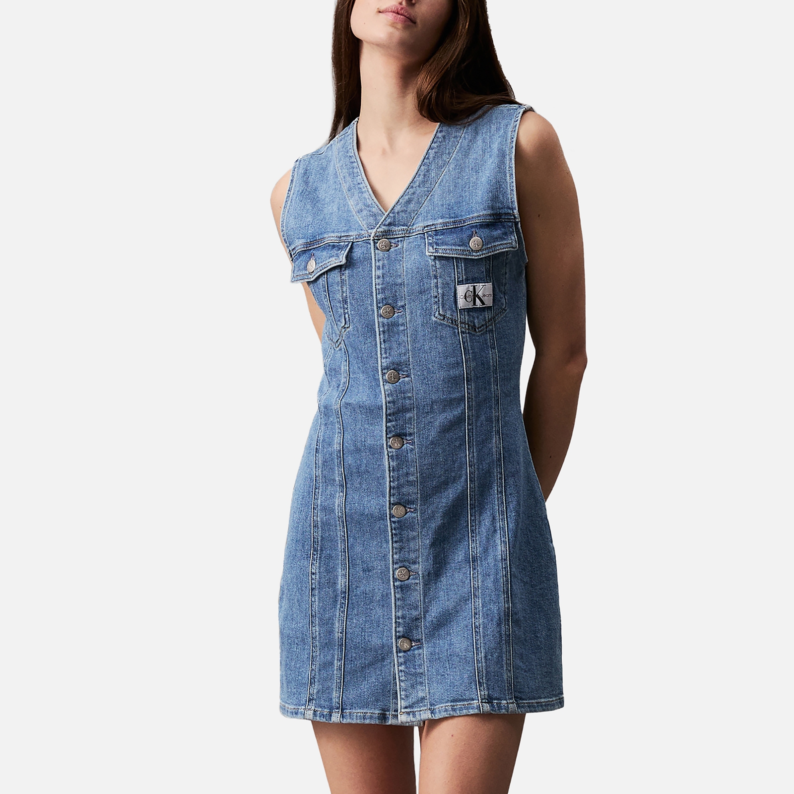 Calvin Klein Jeans Sleeveless Denim Dress