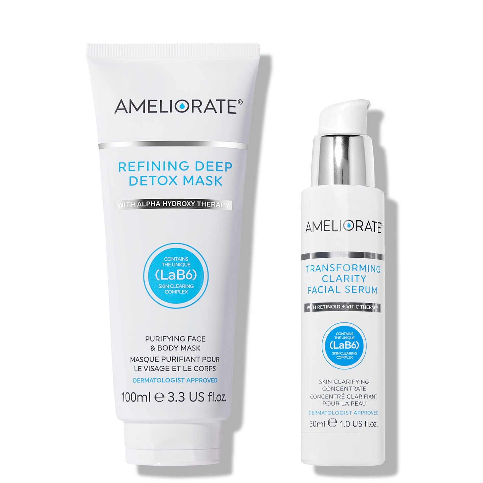 Ameliorate Blemish Treatments Duo In White
