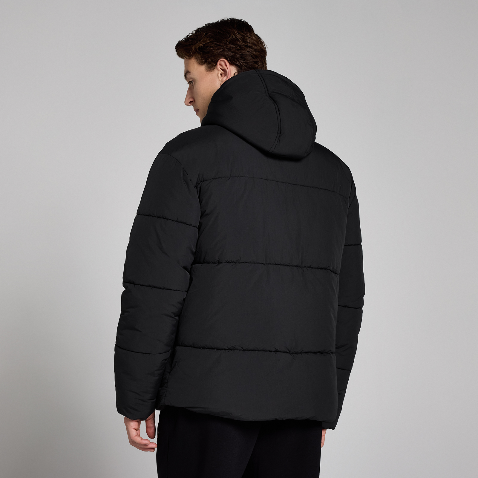 MP Herren Kurze Steppjacke – Schwarz - S