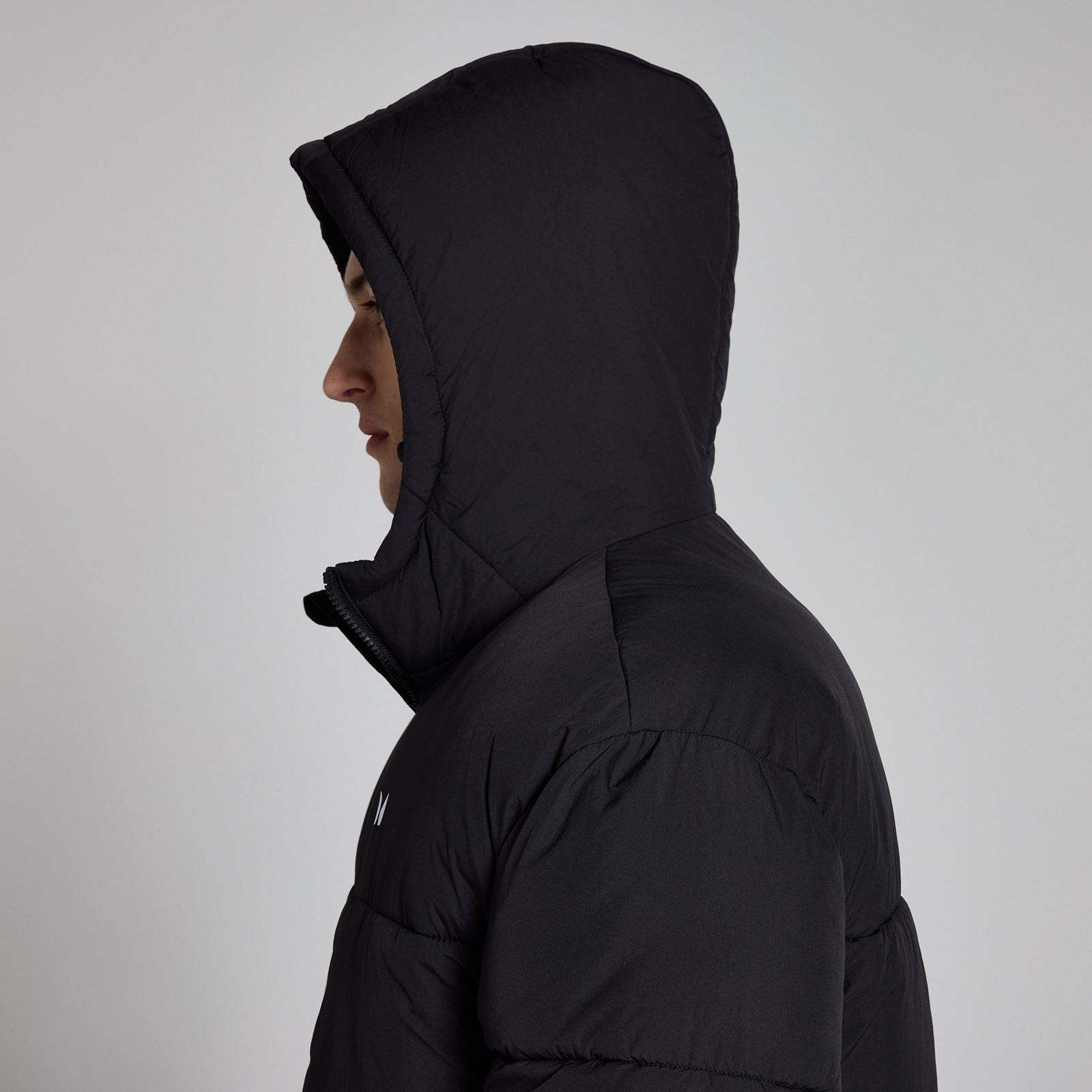 Thumbnail - MP Herren Lange Steppjacke – Schwarz - M