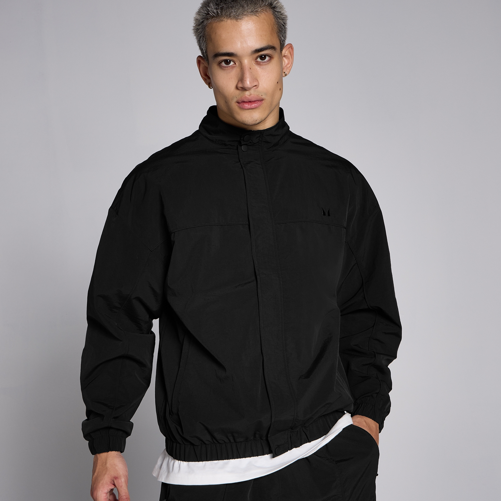 MP Men's Lifestyle Track Jacket - Black - XXXL