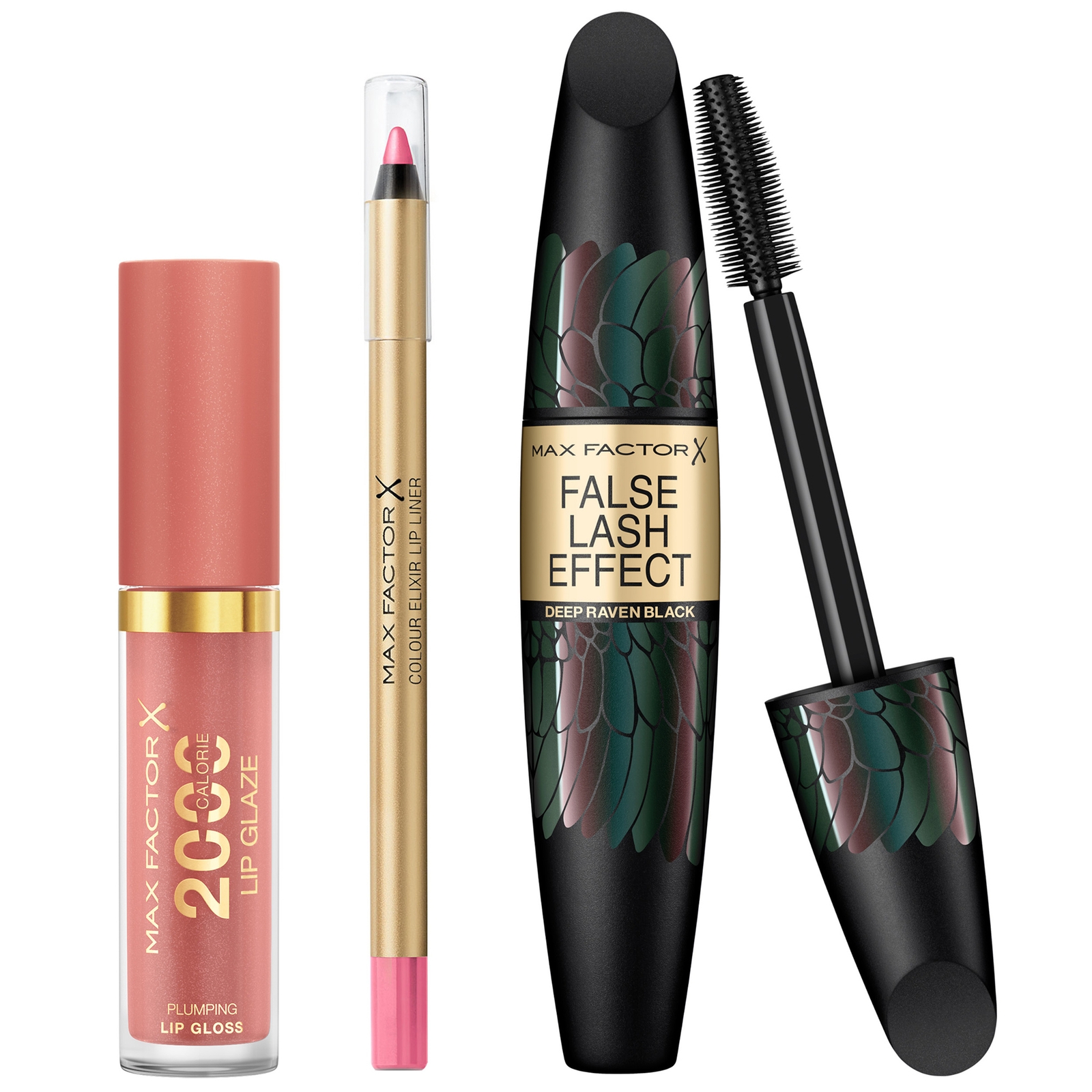 Shop Max Factor Lip Gloss, Lip Liner And Mascara Bundle (various Shades) - Pink Princess