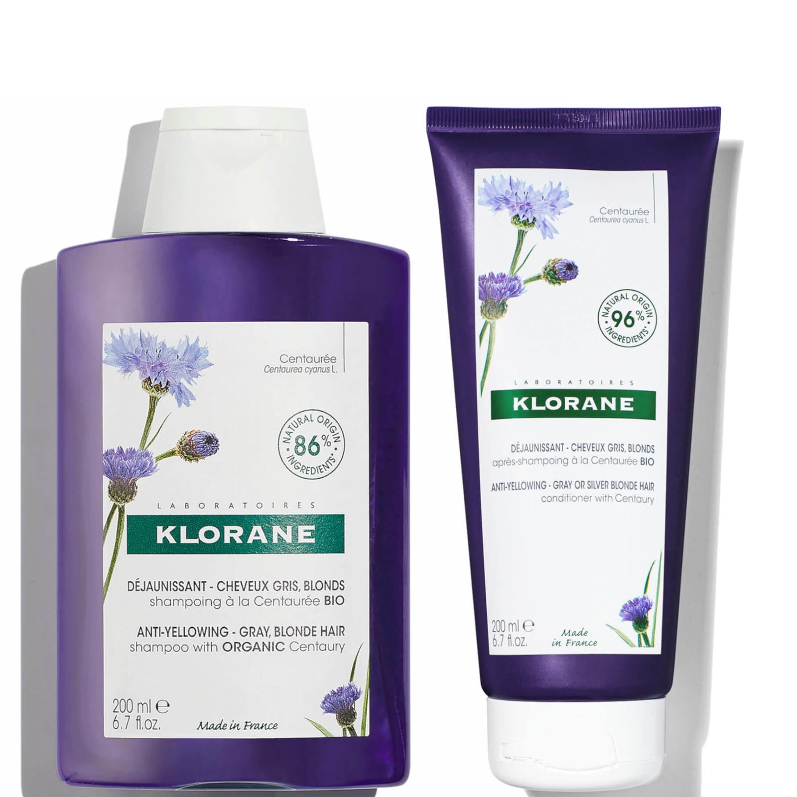 KLORANE Organic Centaury Duo