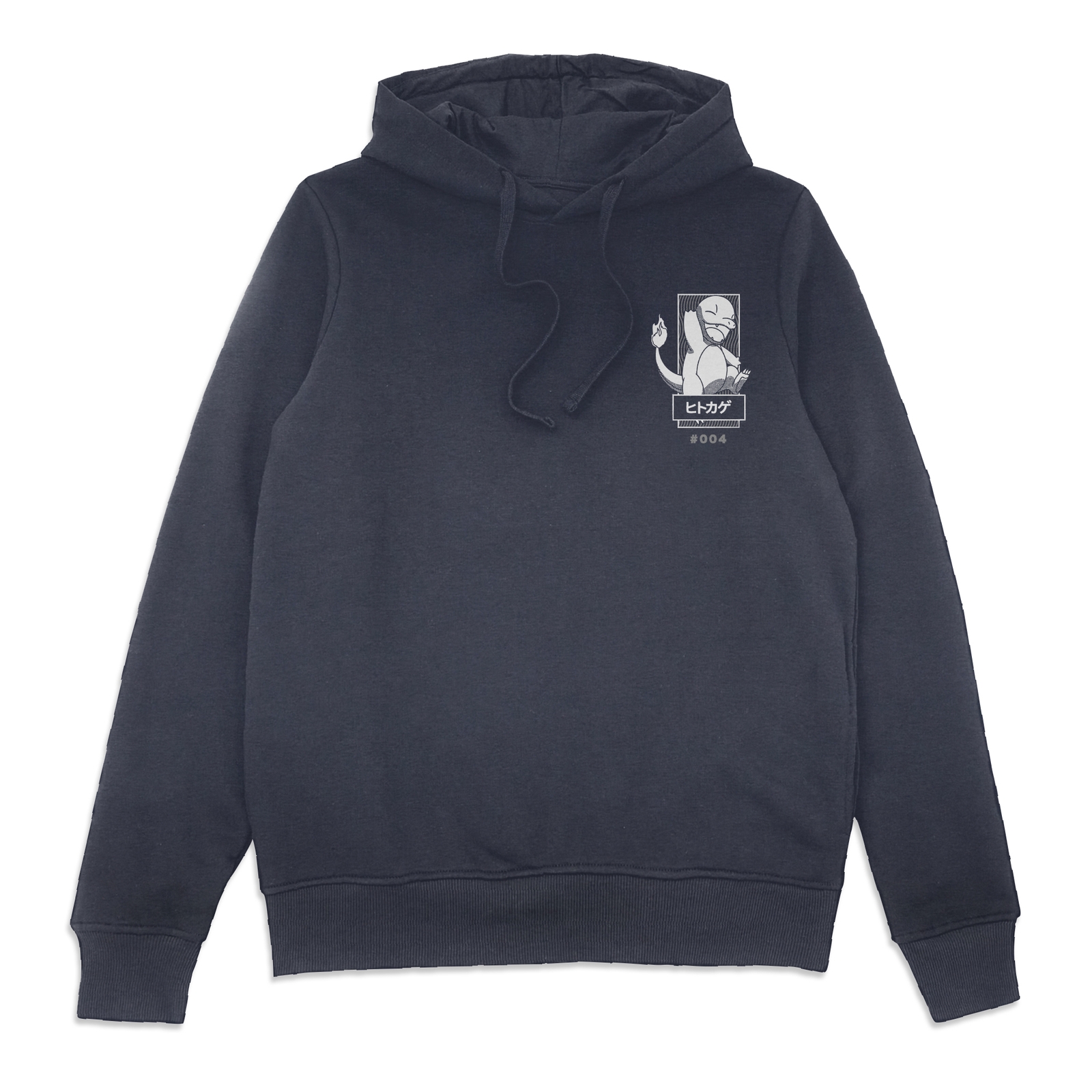 Pokémon Charmander Manga Hoodie - Navy - XL - Blu Navy