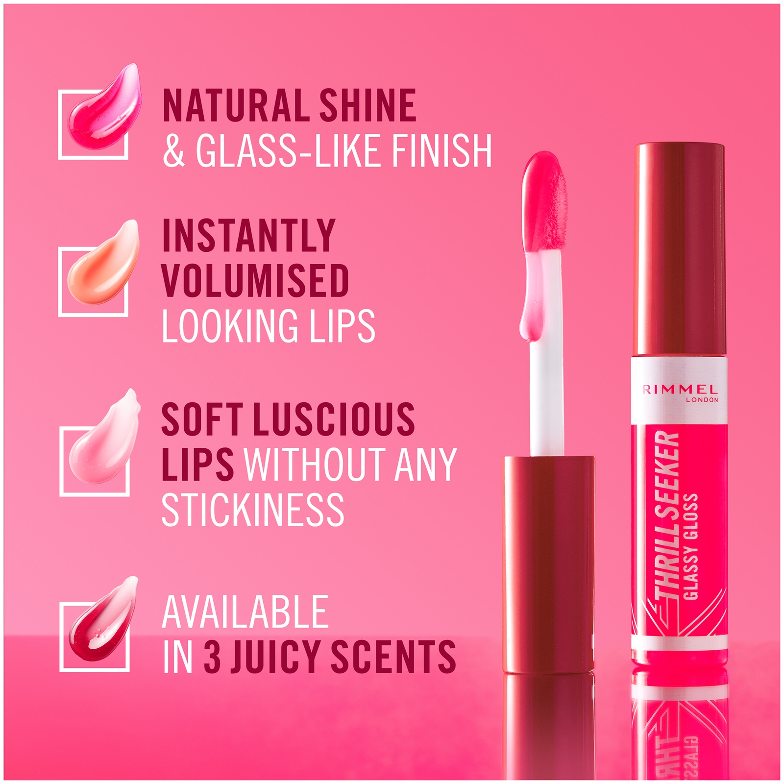 Thumbnail - Rimmel Thrill Seeker Glassy Gloss and Lasting Finish Lip Liner (Various Shades) - 500 Pine to the Apple