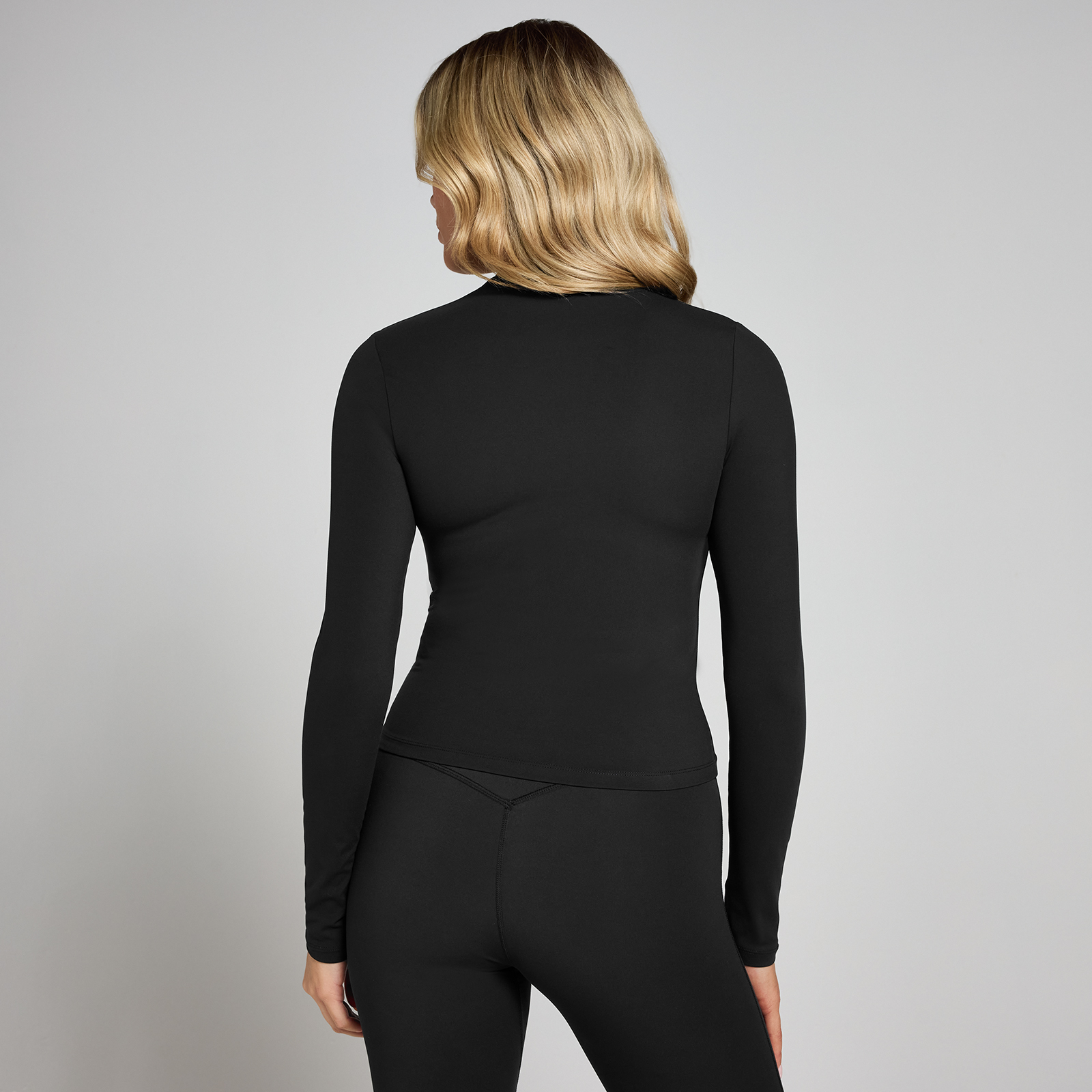 MP Damen Tempo Good Body Fit Langarm-Oberteil – Schwarz - S