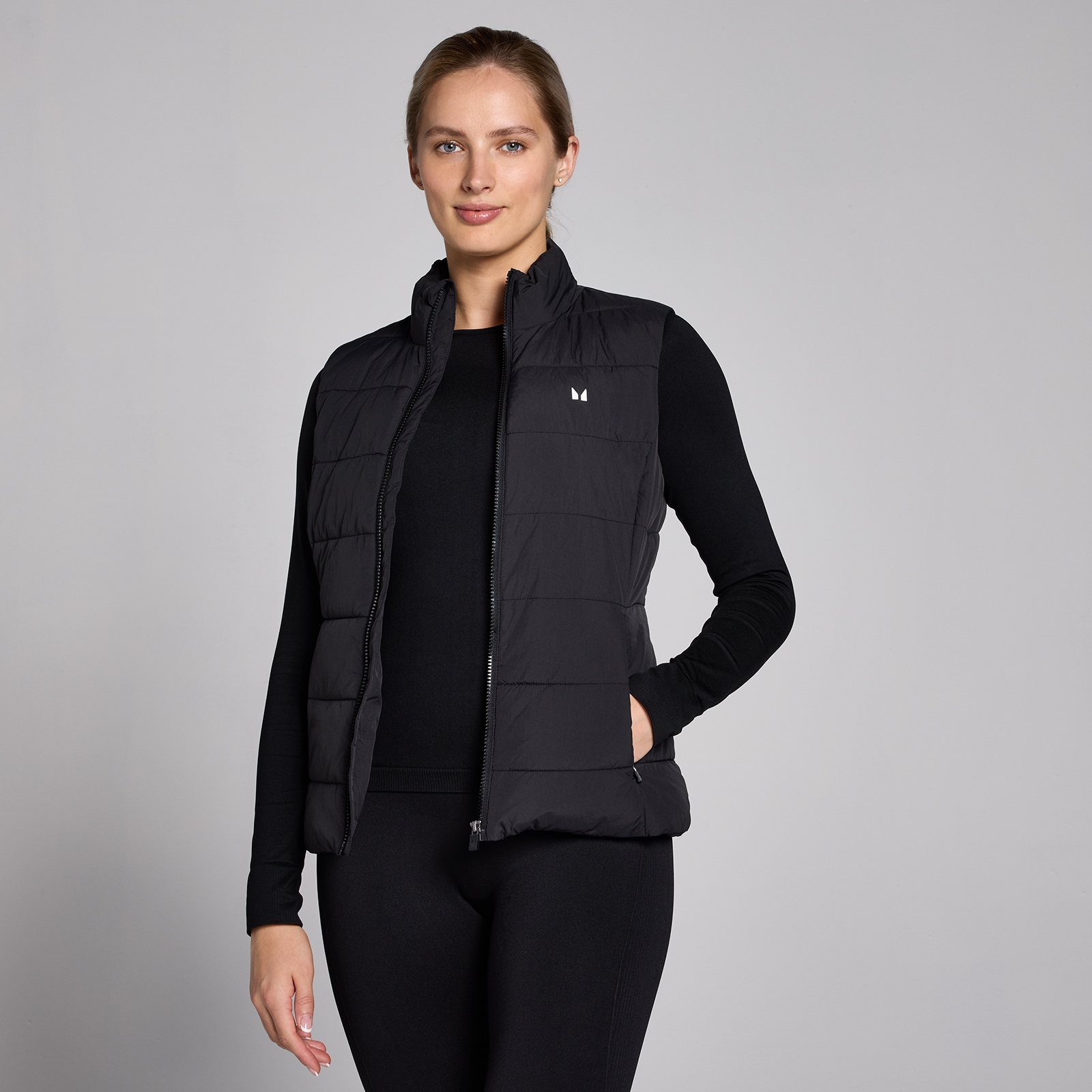 MP Women's Lightweight Puffer Gilet - Black - L