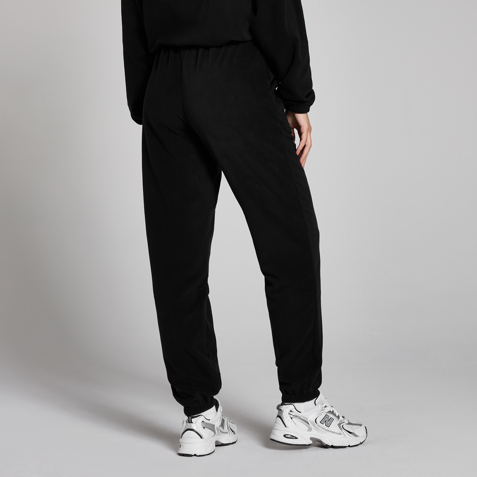 MP Damen Fleece-Jogginghosen – Schwarz - L