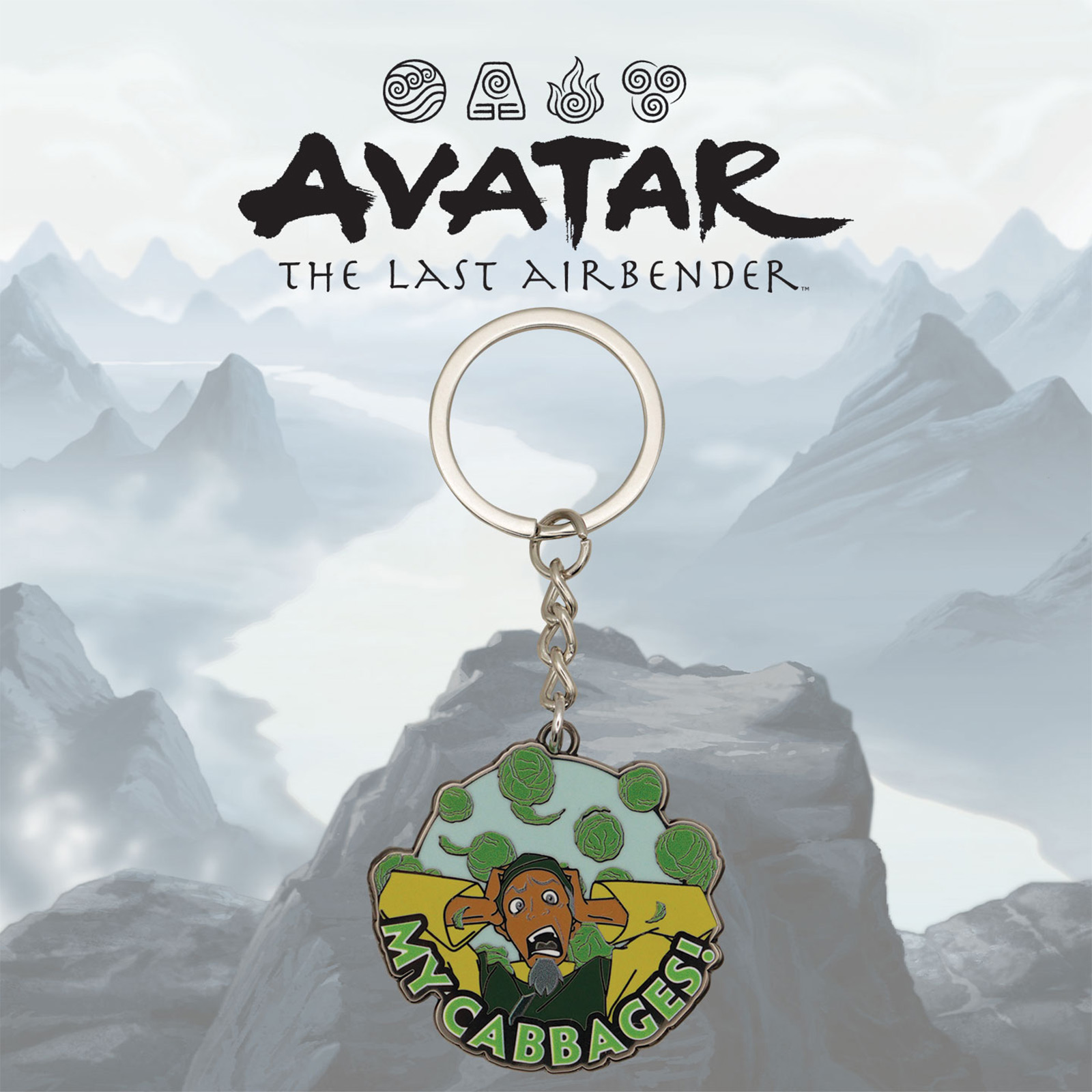 Click to view product details and reviews for Avatar The Last Airbender Limited Edition Cabbage Merchant Key Ring By Fanattik.