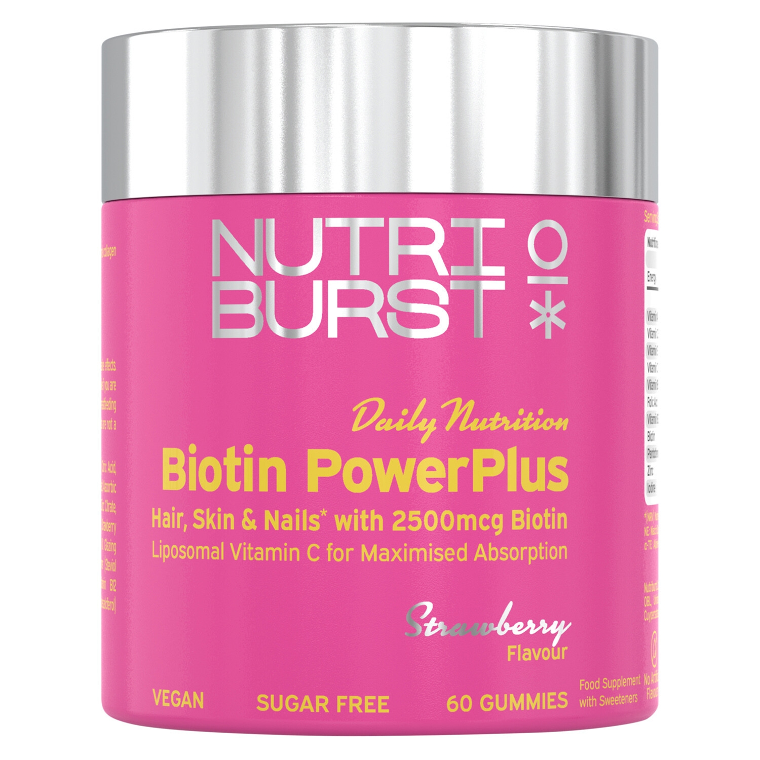 

Nutriburst Biotin PowerPlus - 60 Gummies