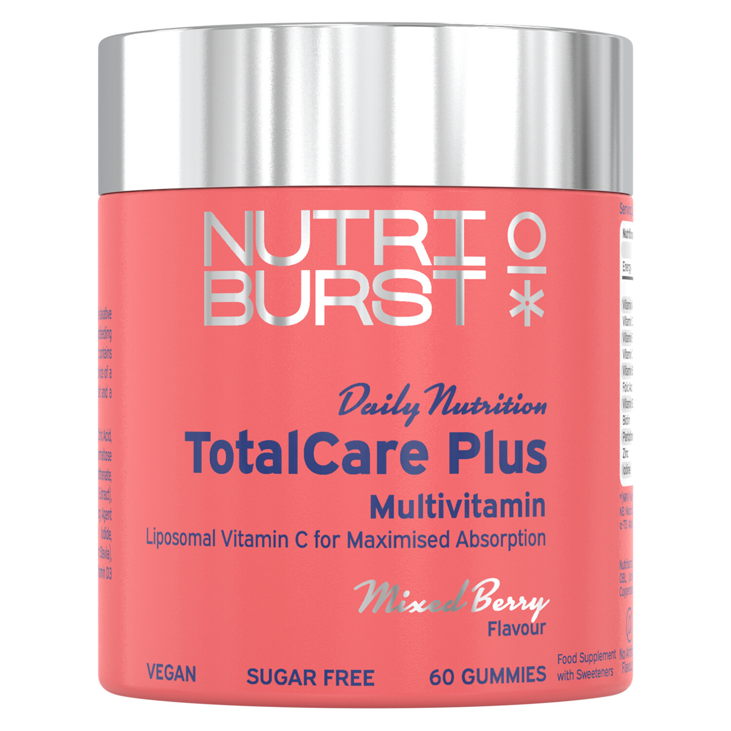

Nutriburst Totalcare Plus Multivitamin - 60 Gummies
