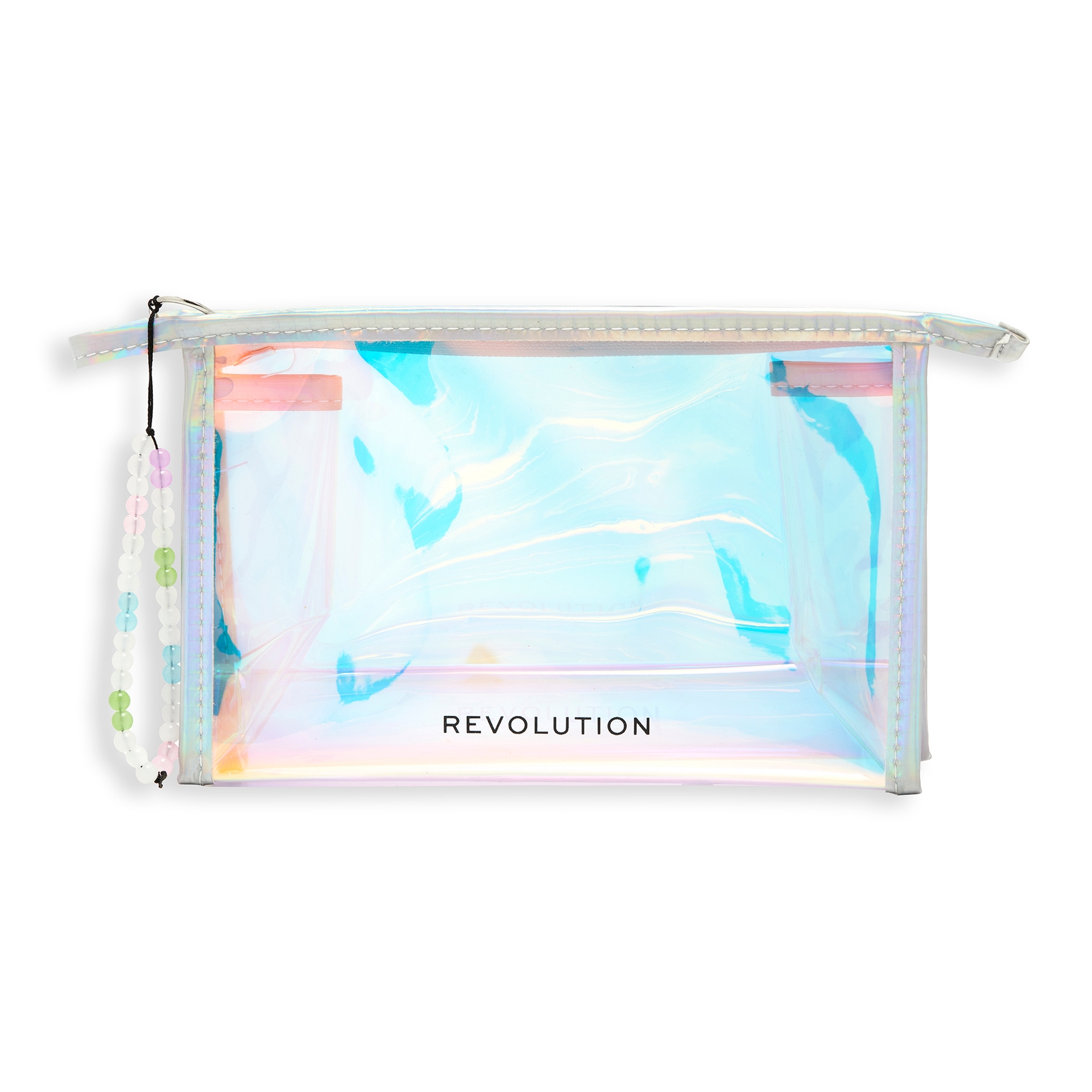 Makeup Revolution Mood Switch Holographic Makeup Bag In White