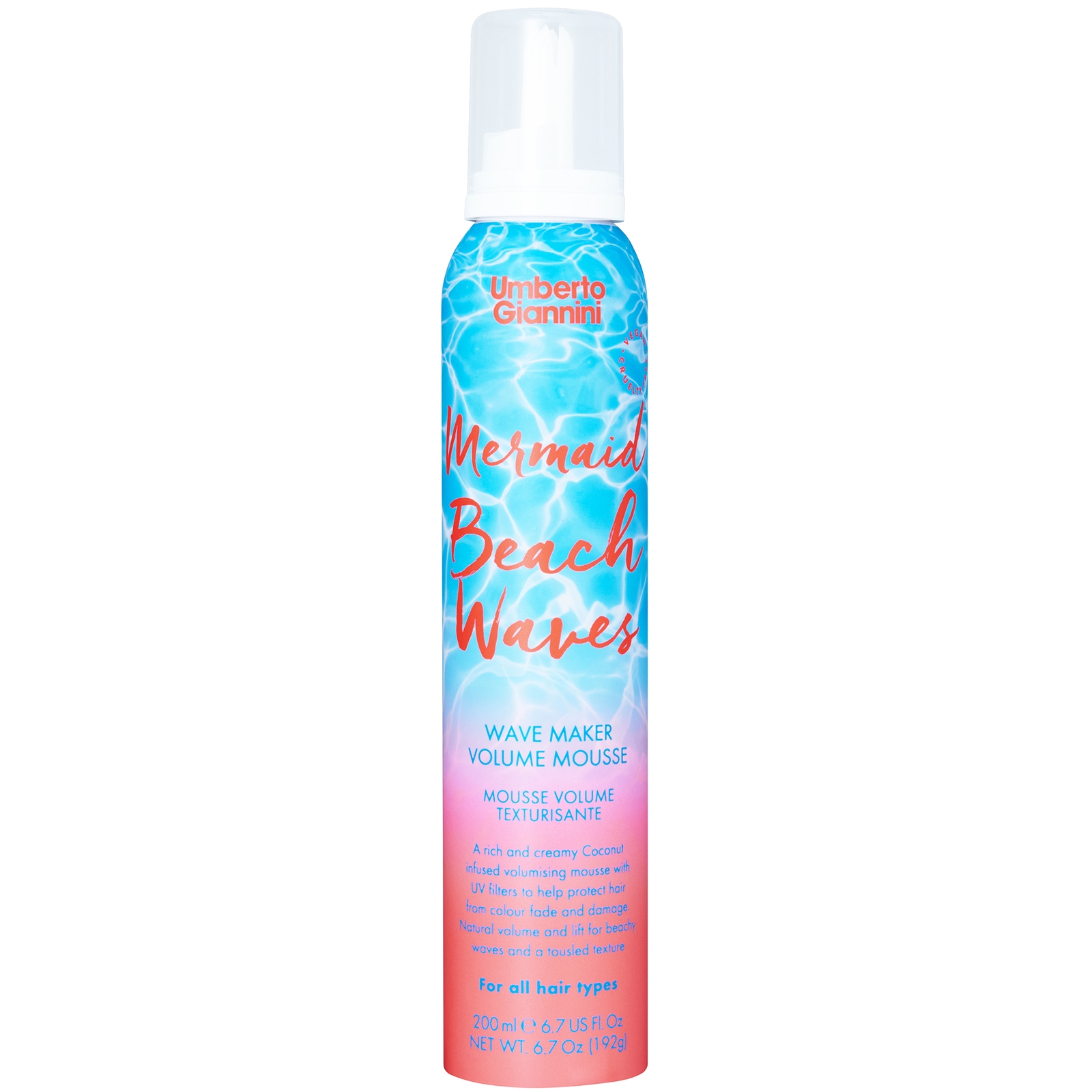 UMBERTO GIANNINI MERMAID BEACH WAVES MOUSSE 200ML 