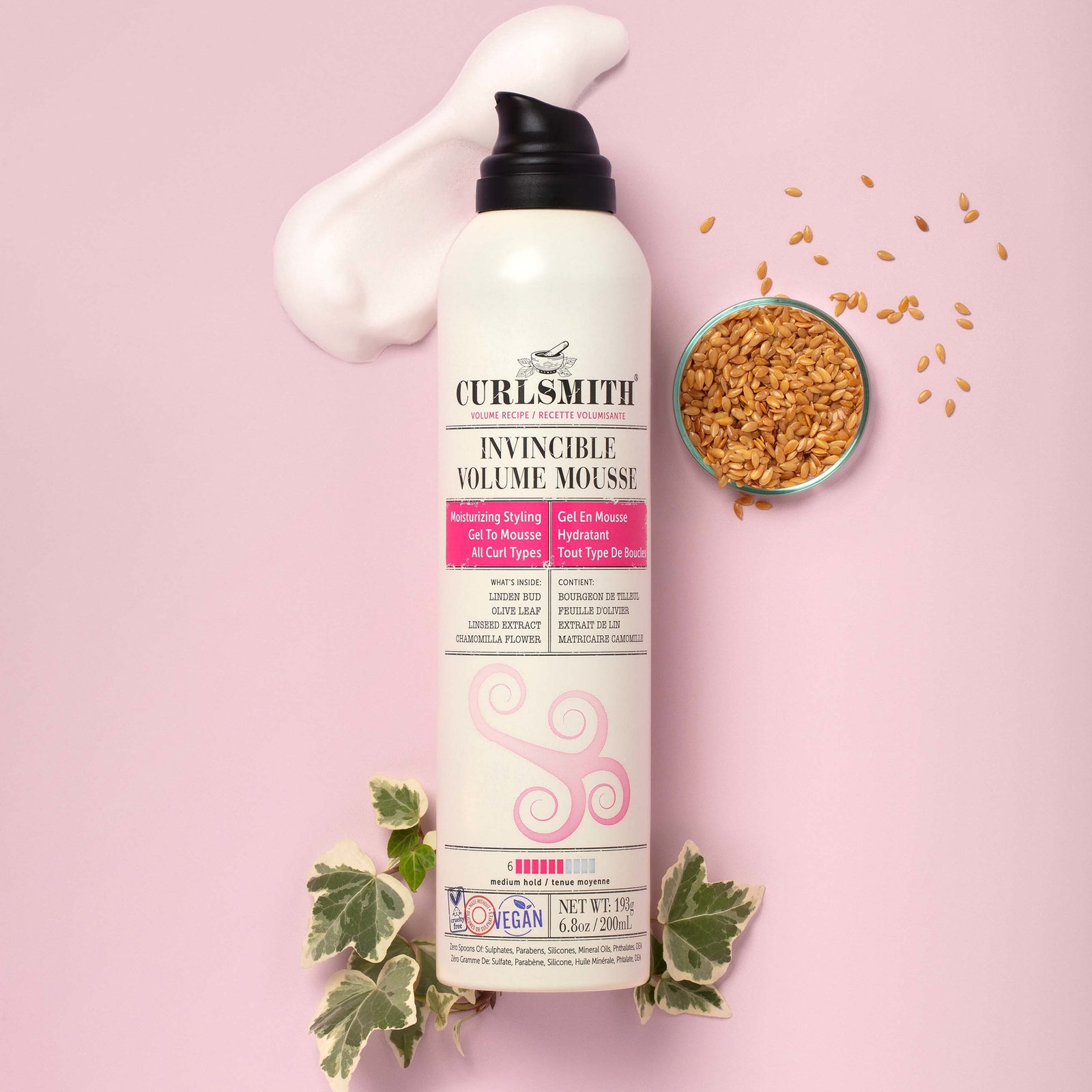 Thumbnail - Curlsmith Invincible Volume Mousse 201 ml