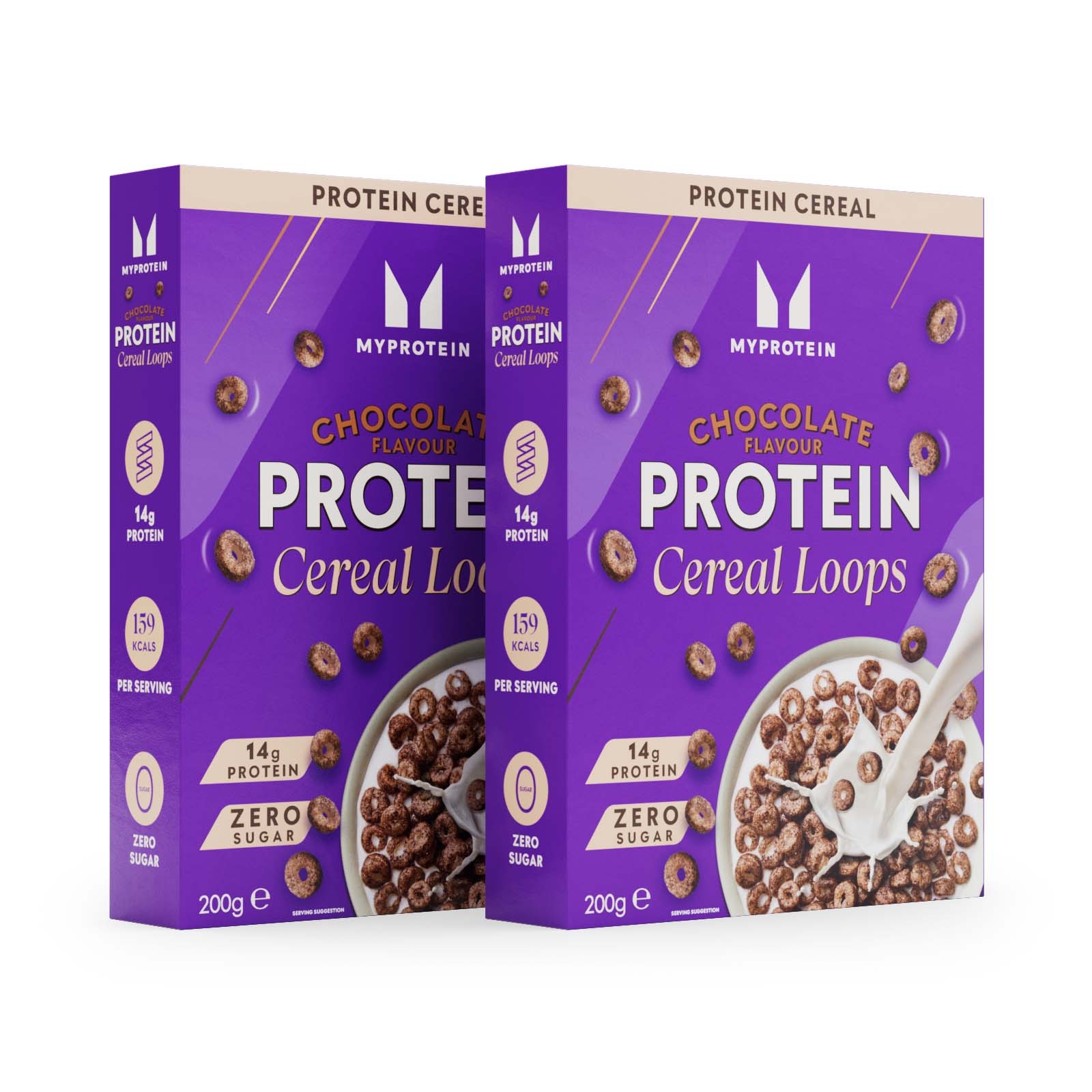 Myprotein UK MyProtein Protein Cereal Loops - 2 x 200g - Chocolate