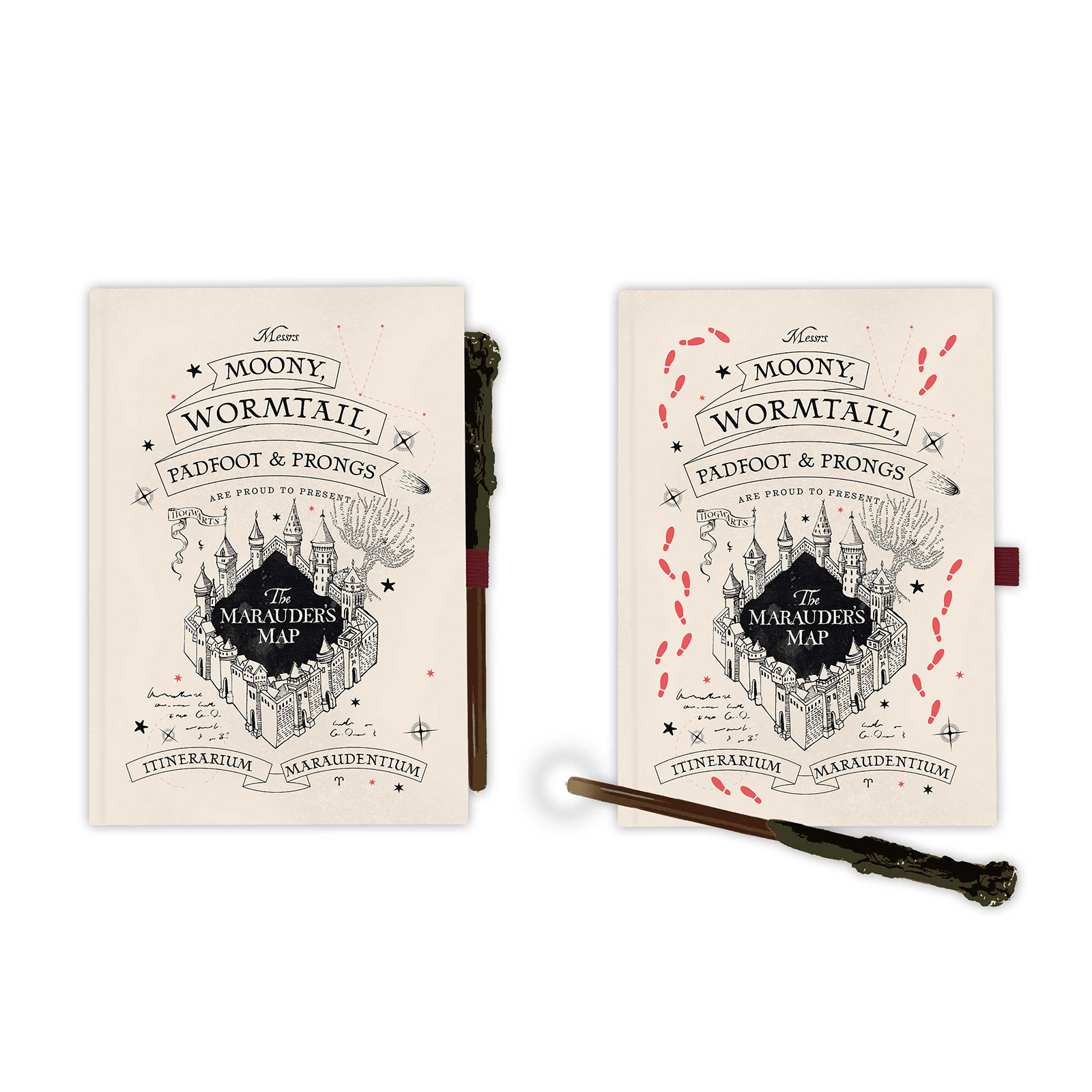 Harry Potter The Marauder's Map Optically Variable Ink Premium A5 Notebook