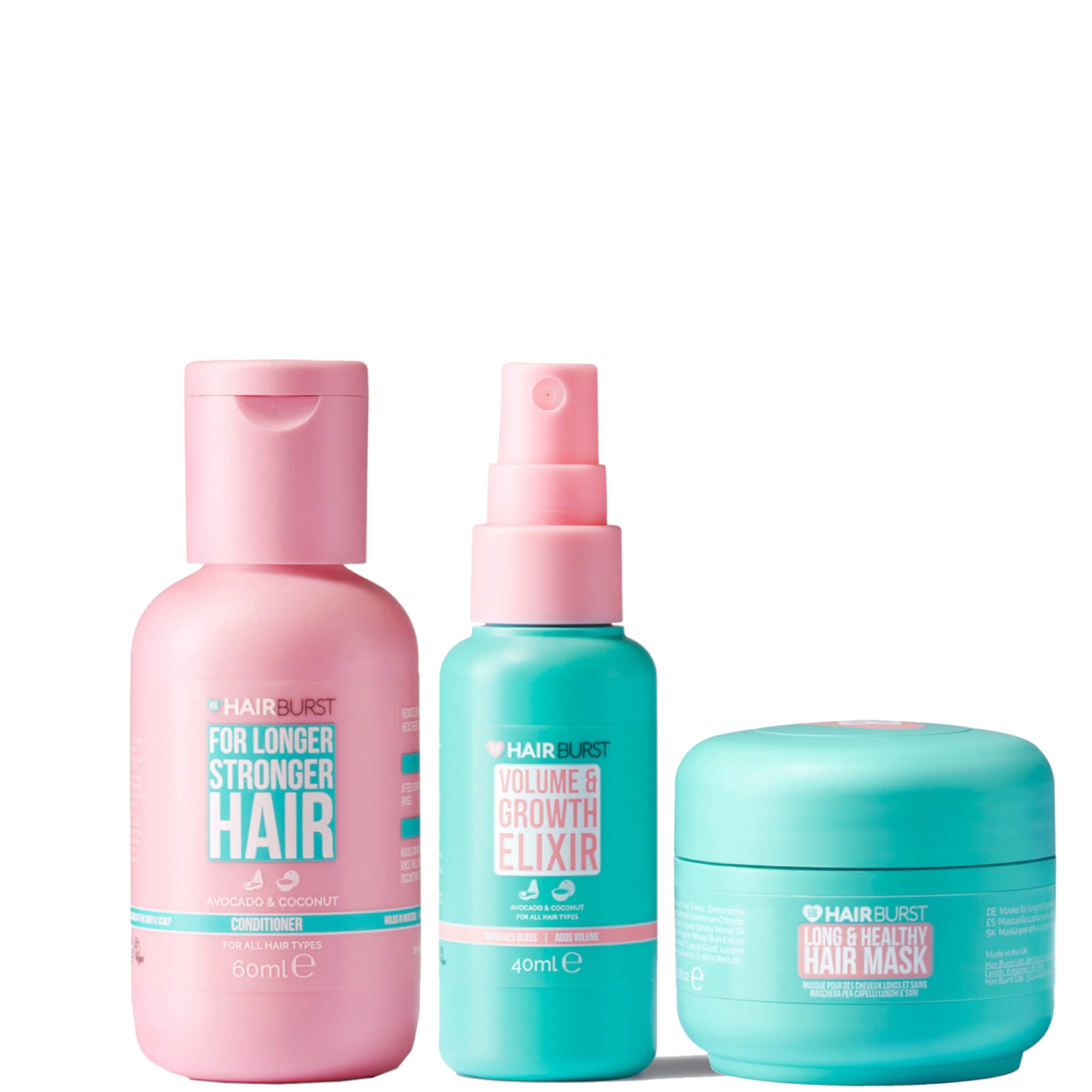 Hairburst 3-piece Mini Care Bundle