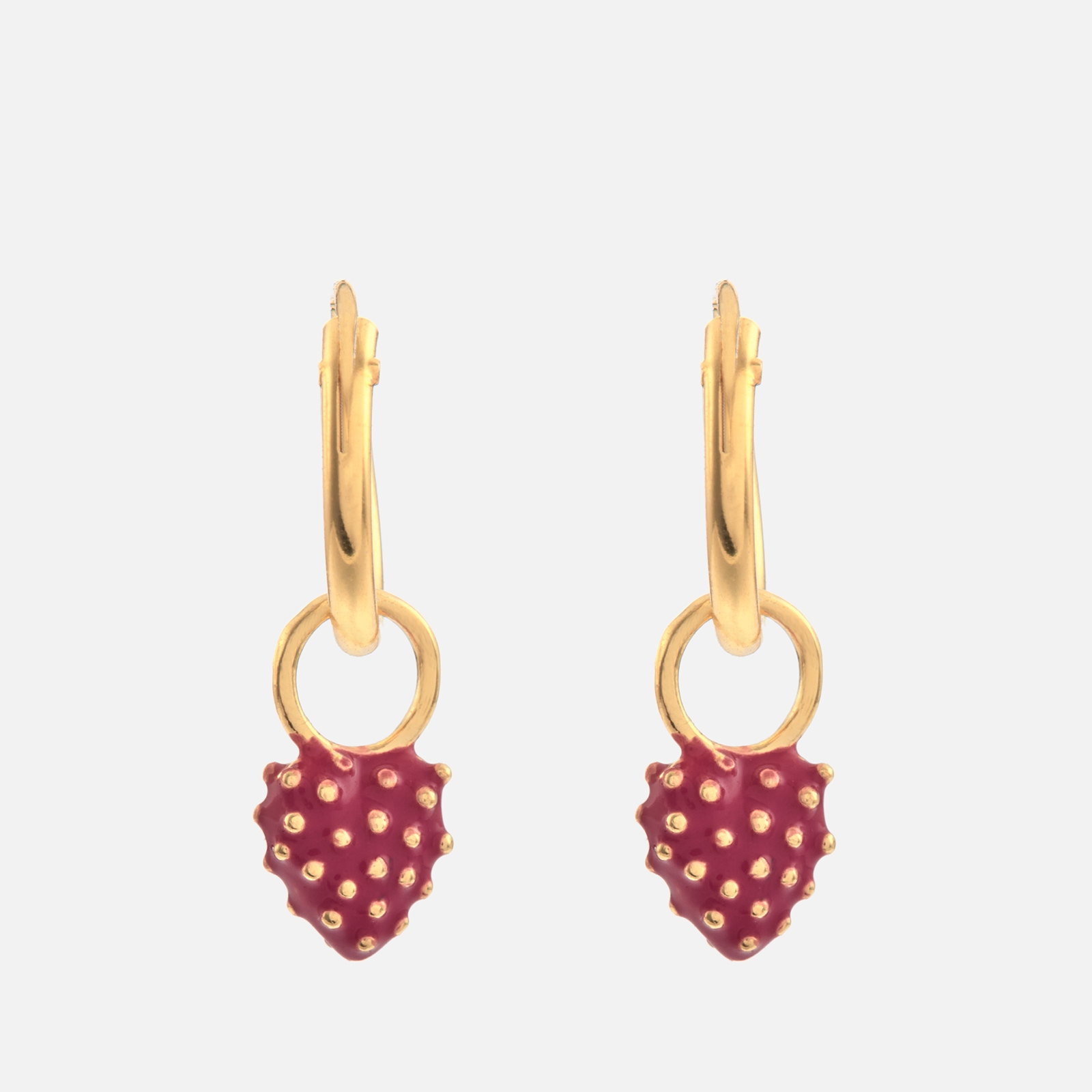 anna + nina Single Lovely Day Gold-Plated Earring