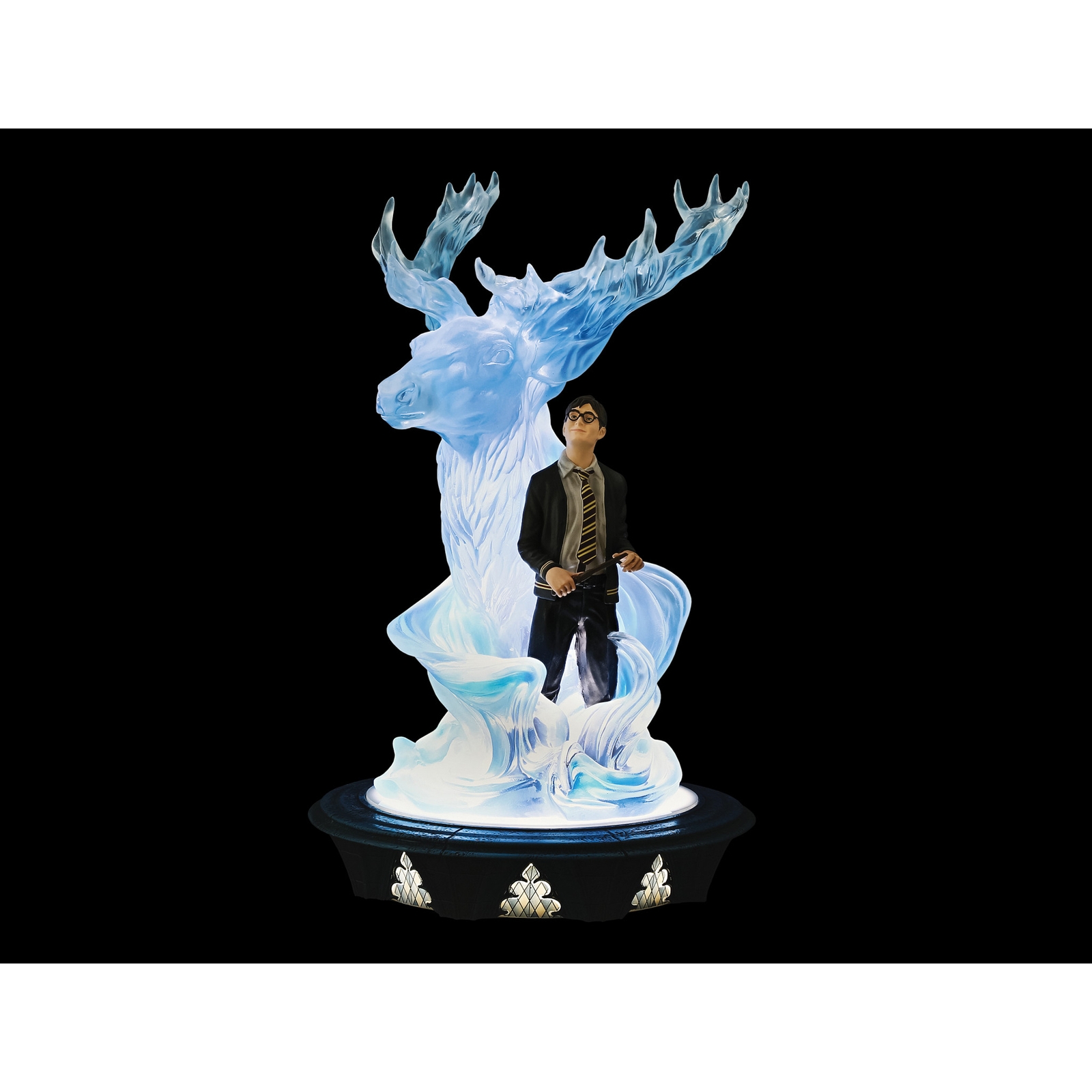 Image of Enesco Harry Potter Harry & Patronus Light Up Collectible Figurine (32cm)