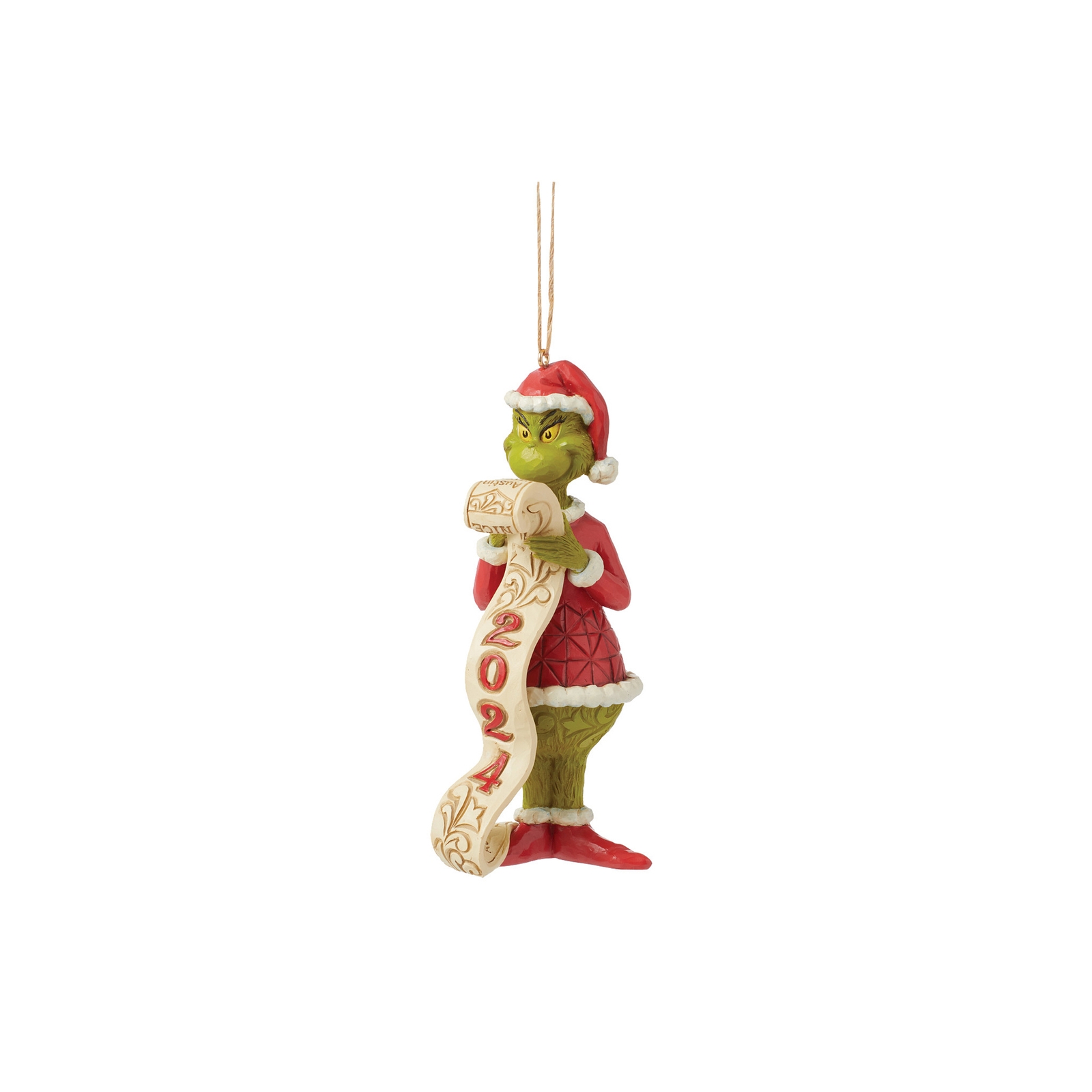 Image of Enesco 2024 Grinch Hanging Ornament