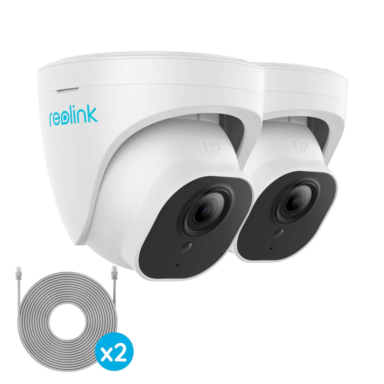 Reolink 4K+ UHD NVR PoE AI Dome Add-on Security Camera - 2 Pack