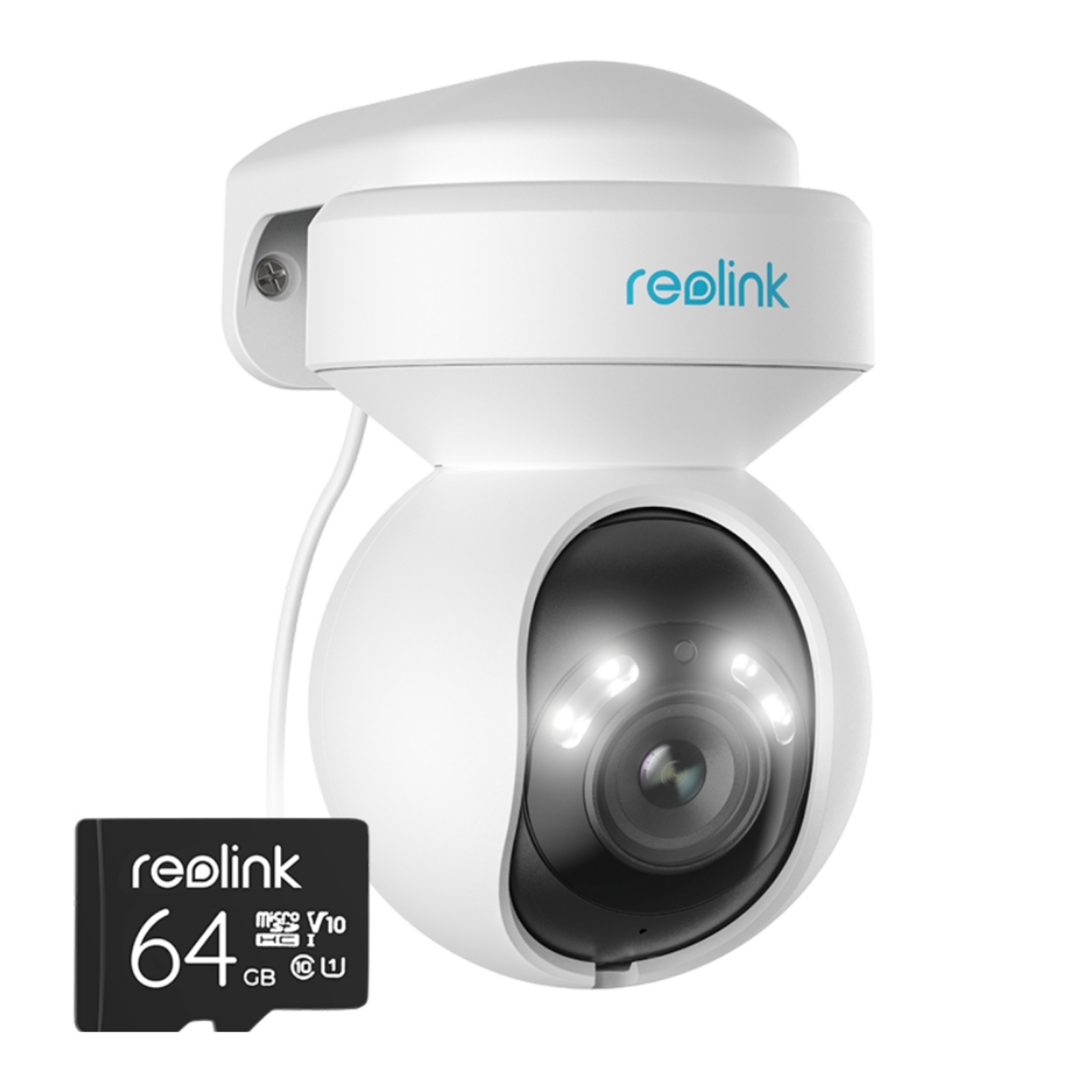 Reolink 2K+ Auto PTZ WiFi 3x Zoom AI Security Camera +64GB