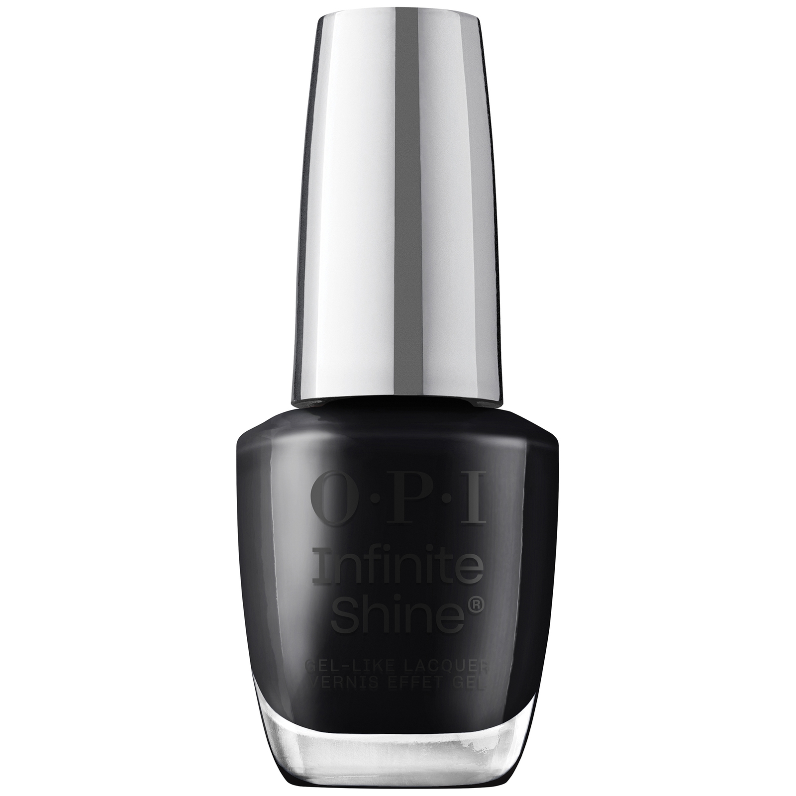Opi Infinite Shine Long-wear Nail Polish - Lady In Black 15ml In White