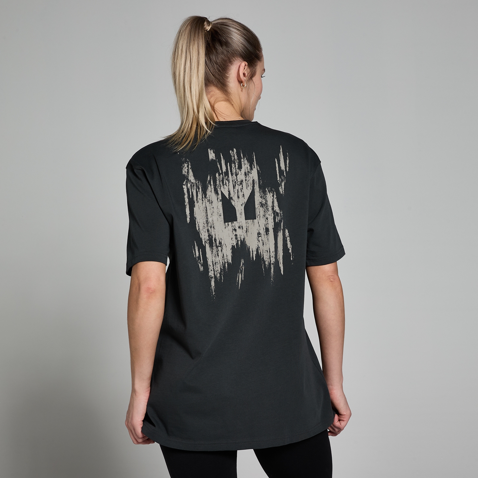 5059883430980 - Womens Clay Graphic T-Shirt - Washed Black - S-M