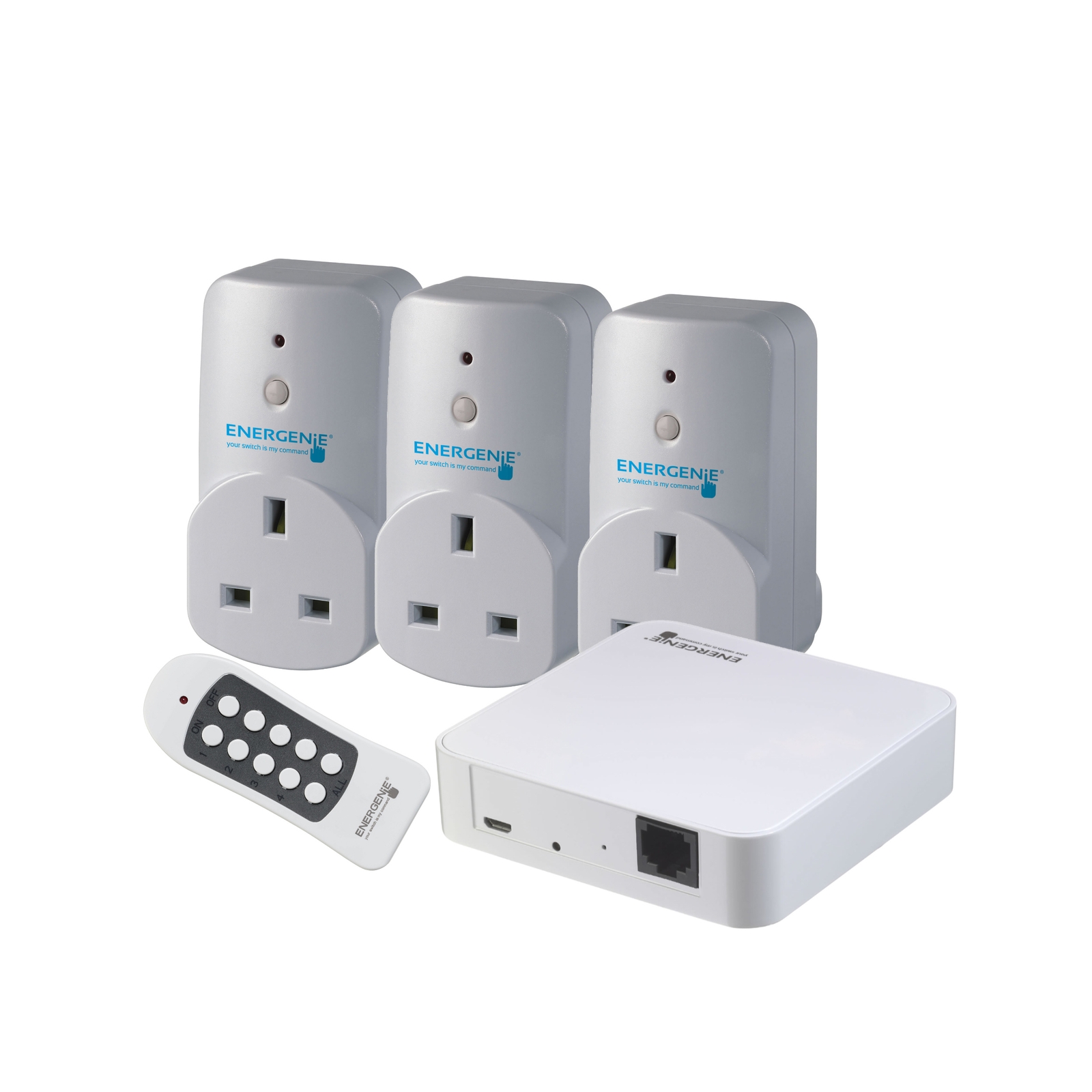 MiHome Starter Pack Smart Plugs White - Pack of 3