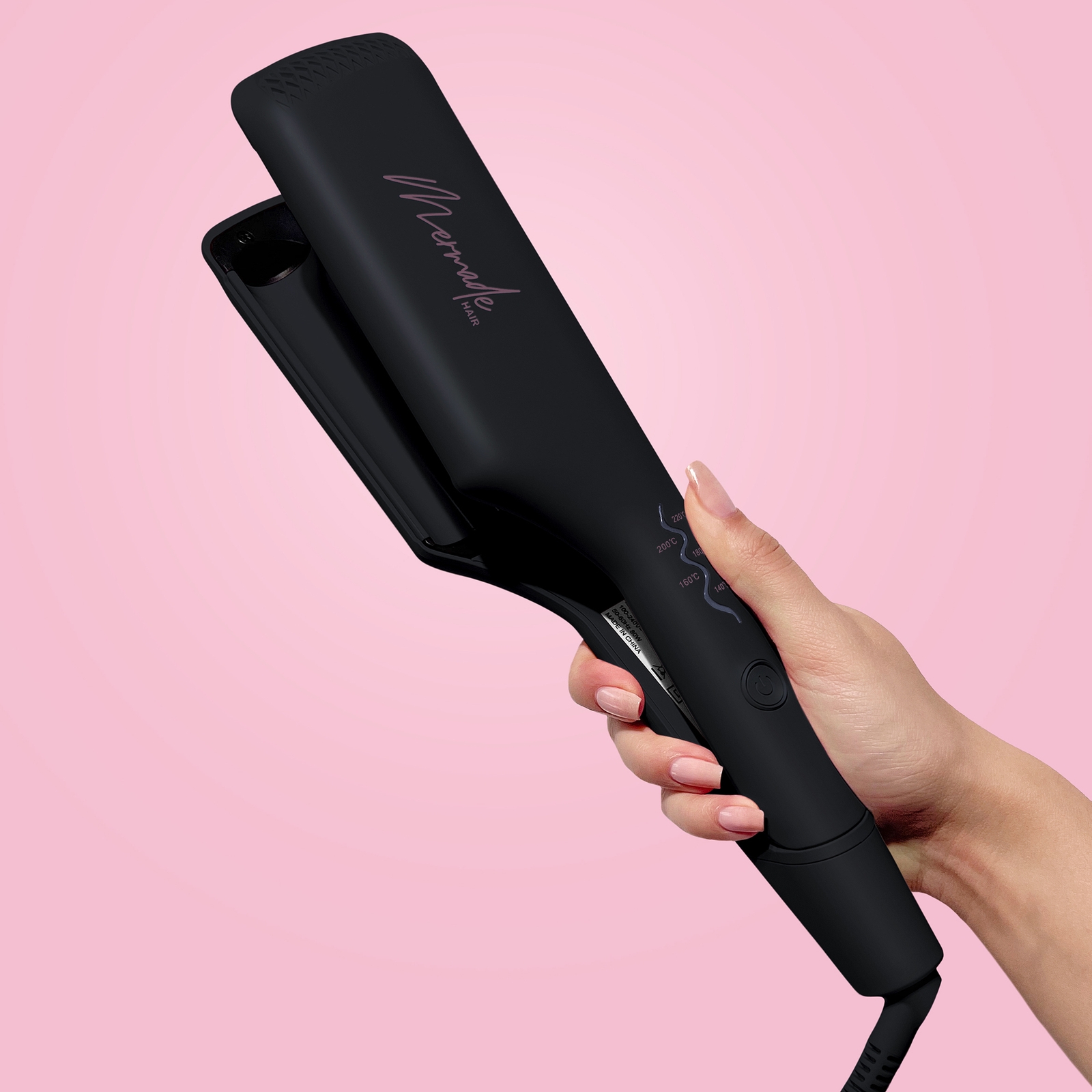Thumbnail - Mermade Hair Double Waver - Black EU Plug