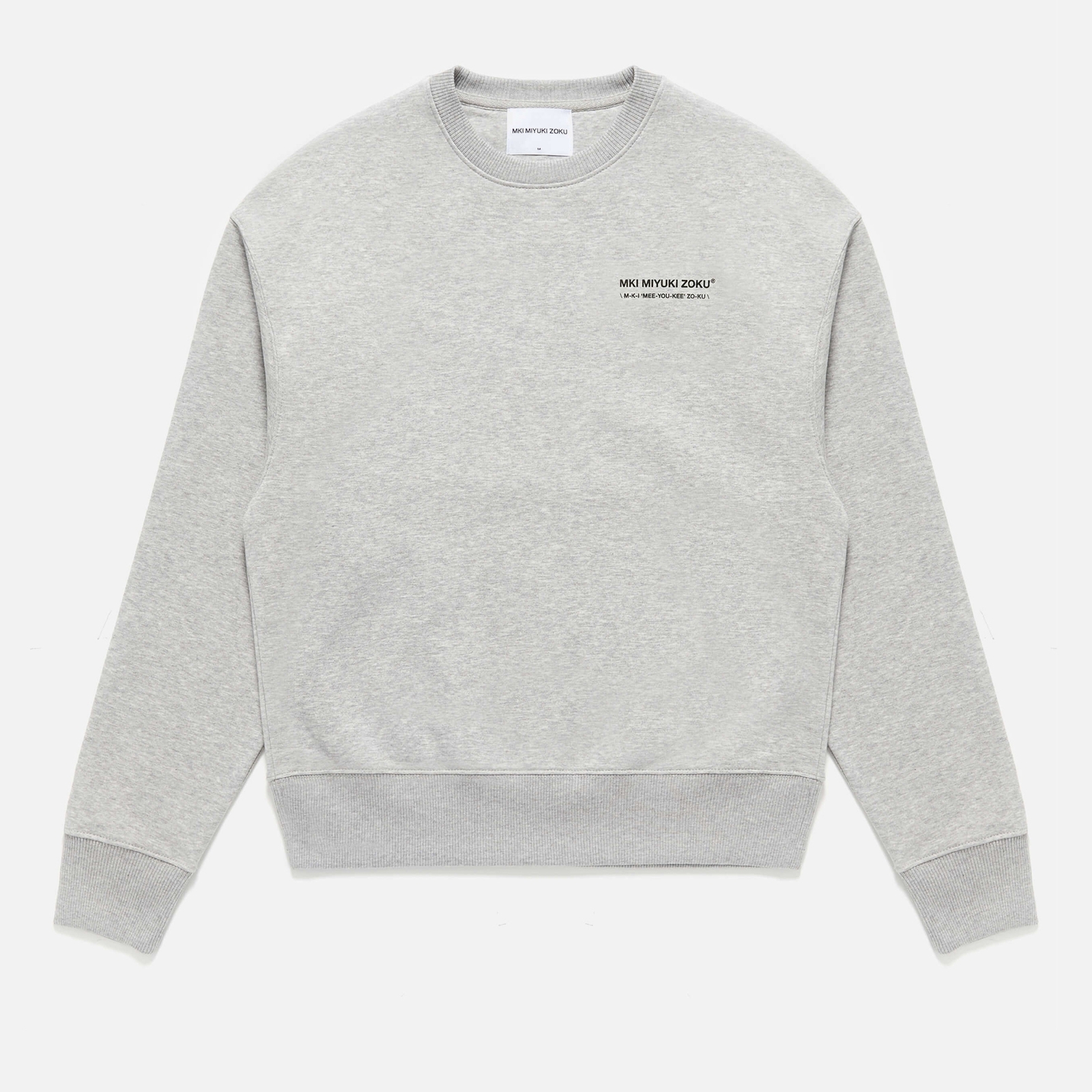 MKI MIYUKI ZOKU Phonetic Cotton-Blend Sweatshirt - L