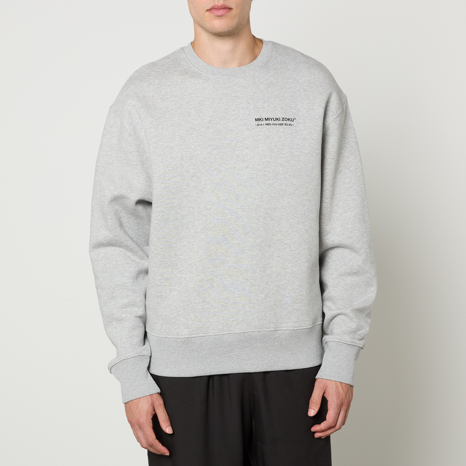 MKI MIYUKI ZOKU Phonetic Cotton-Blend Sweatshirt - S