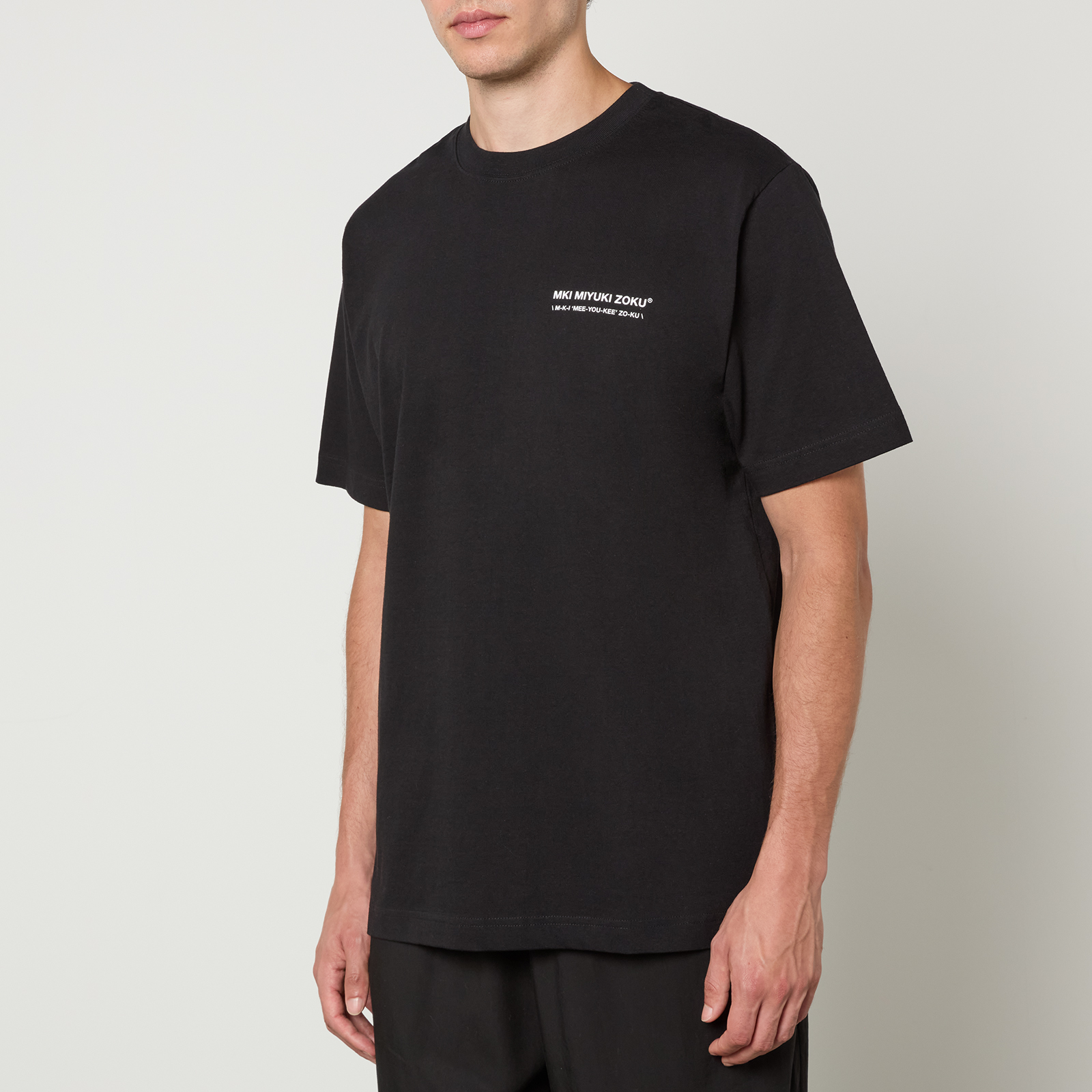 MKI MIYUKI ZOKU Phonetic Cotton T-Shirt - L