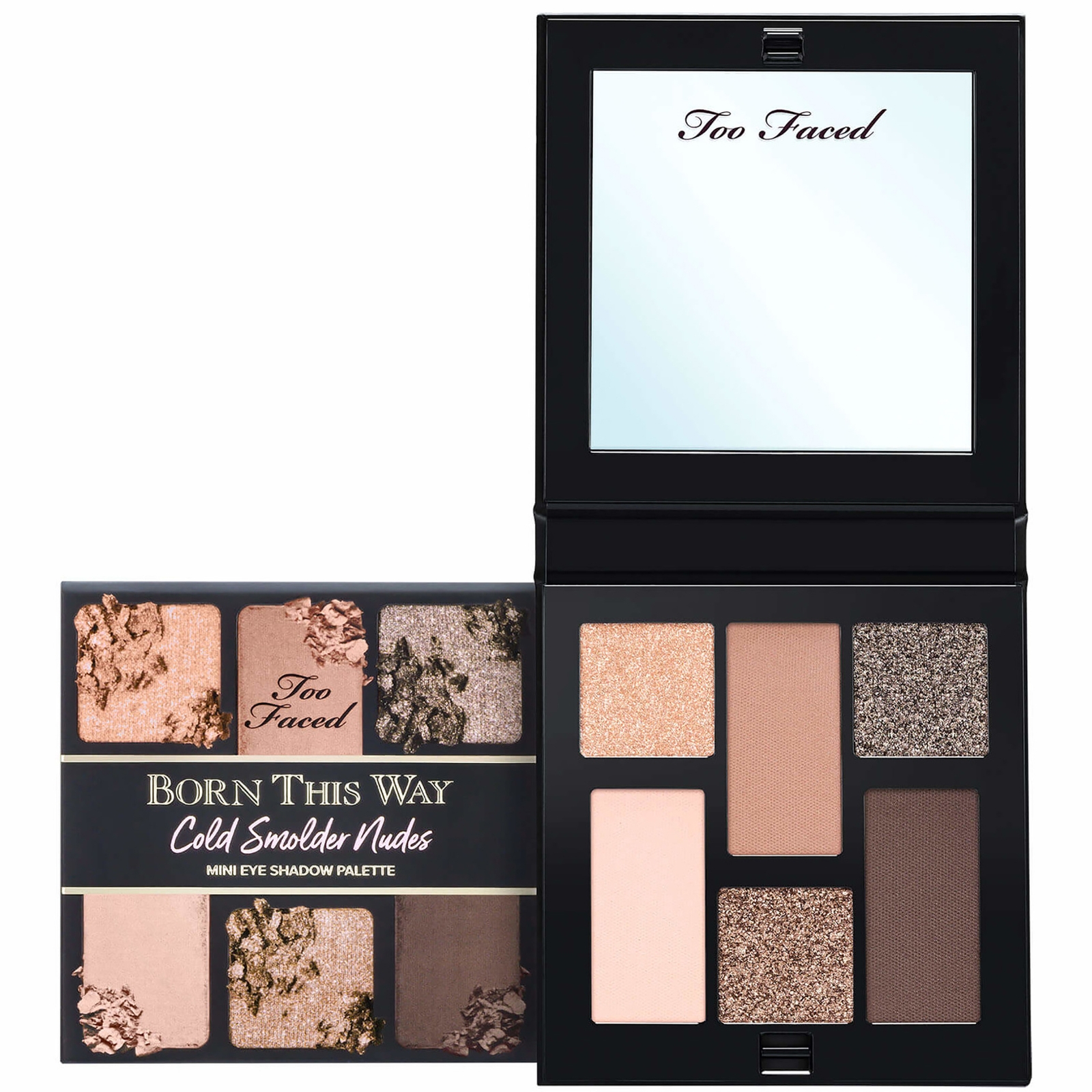 Shop Too Faced Born This Way Cold Smolder Nudes Mini Eyeshadow Palette