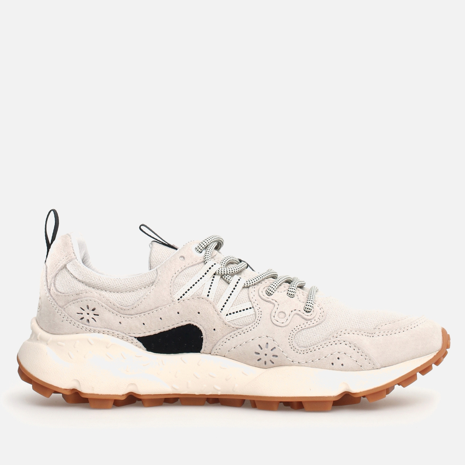 Flower Mountain Unisex Yamano 3 Suede and Shell Trainers - EU 39/UK 5.5