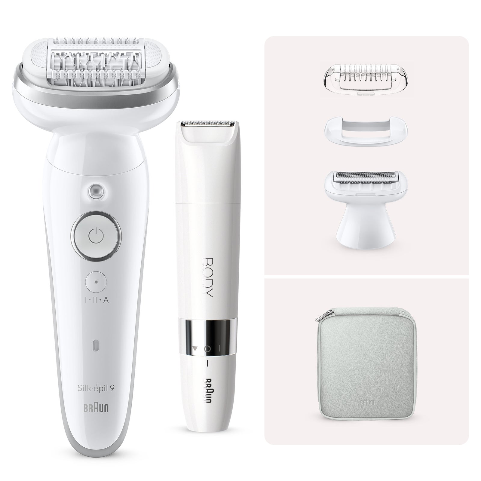 Women's White Braun Silk-Épil Series 9-441 Epilator Size 9