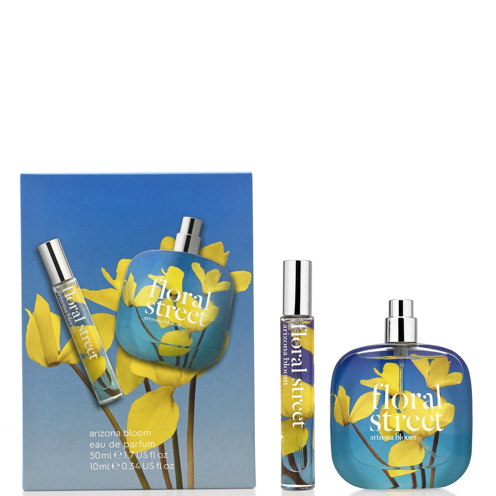 

Floral Street Arizona Bloom EDP Home and Away set