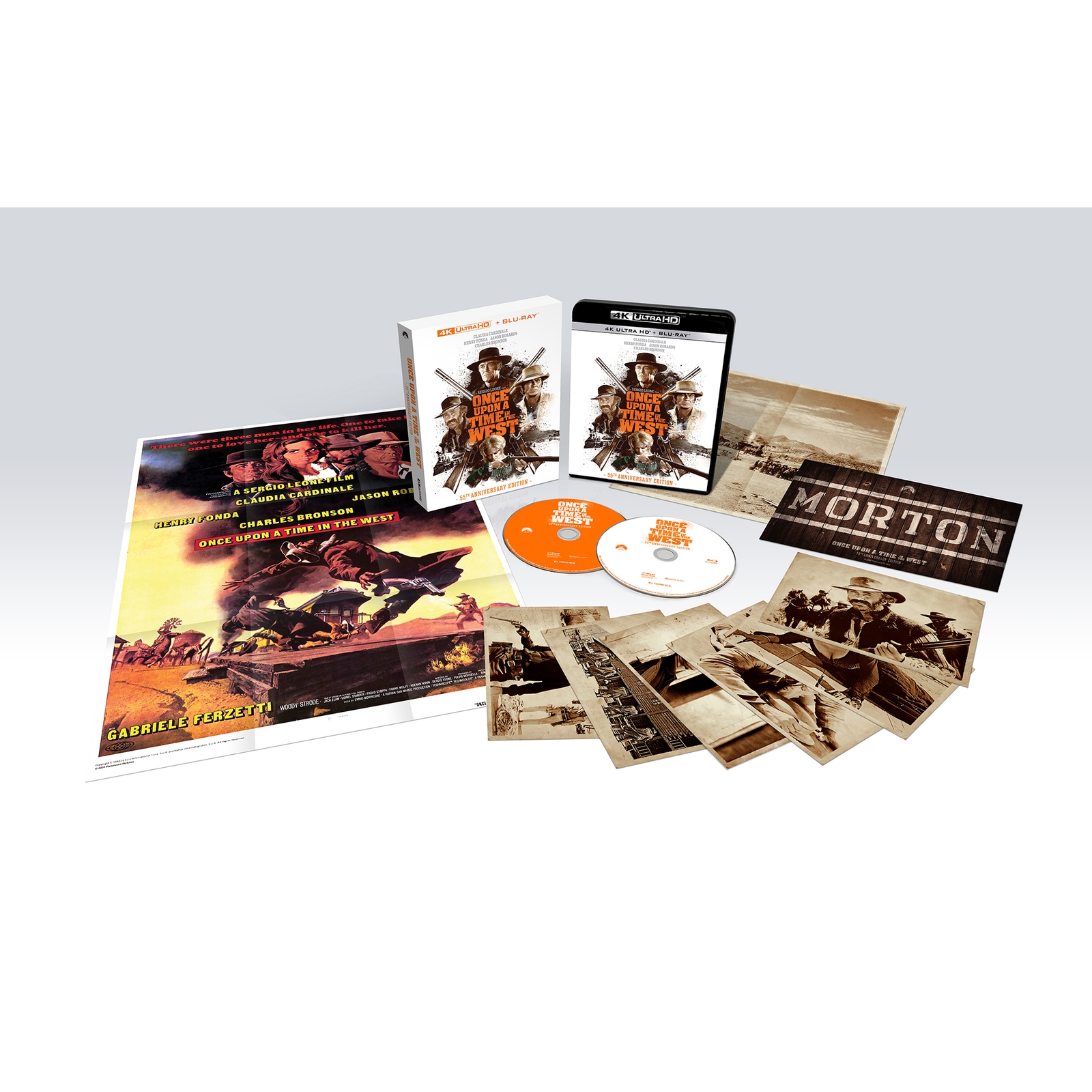 Once Upon a Time in the West 55th Anniversary Collector%27s Edition 4K Ultra HD (Includes Blu-ray)