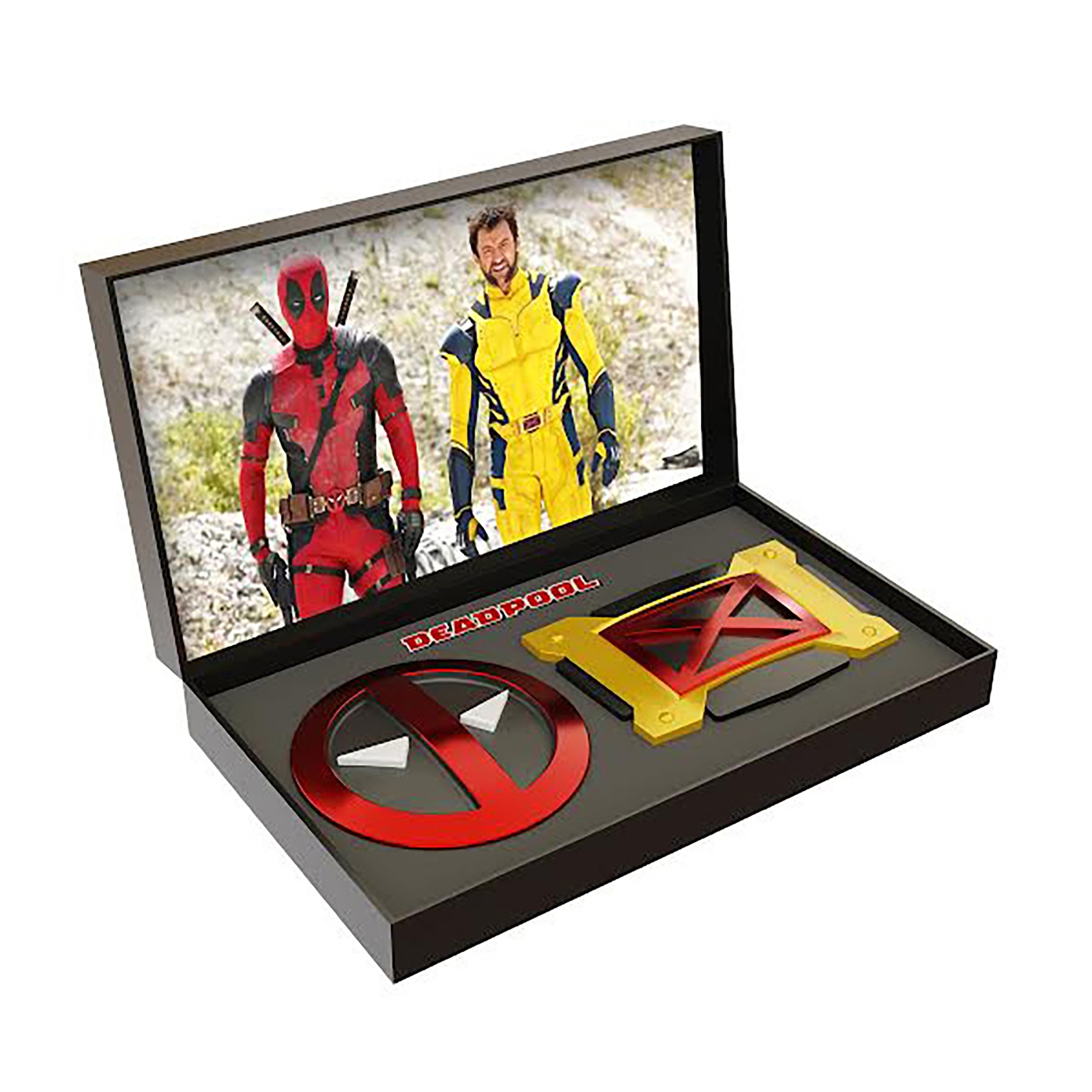 Deadpool and Wolverine Oversized Belt Icons Pin Set