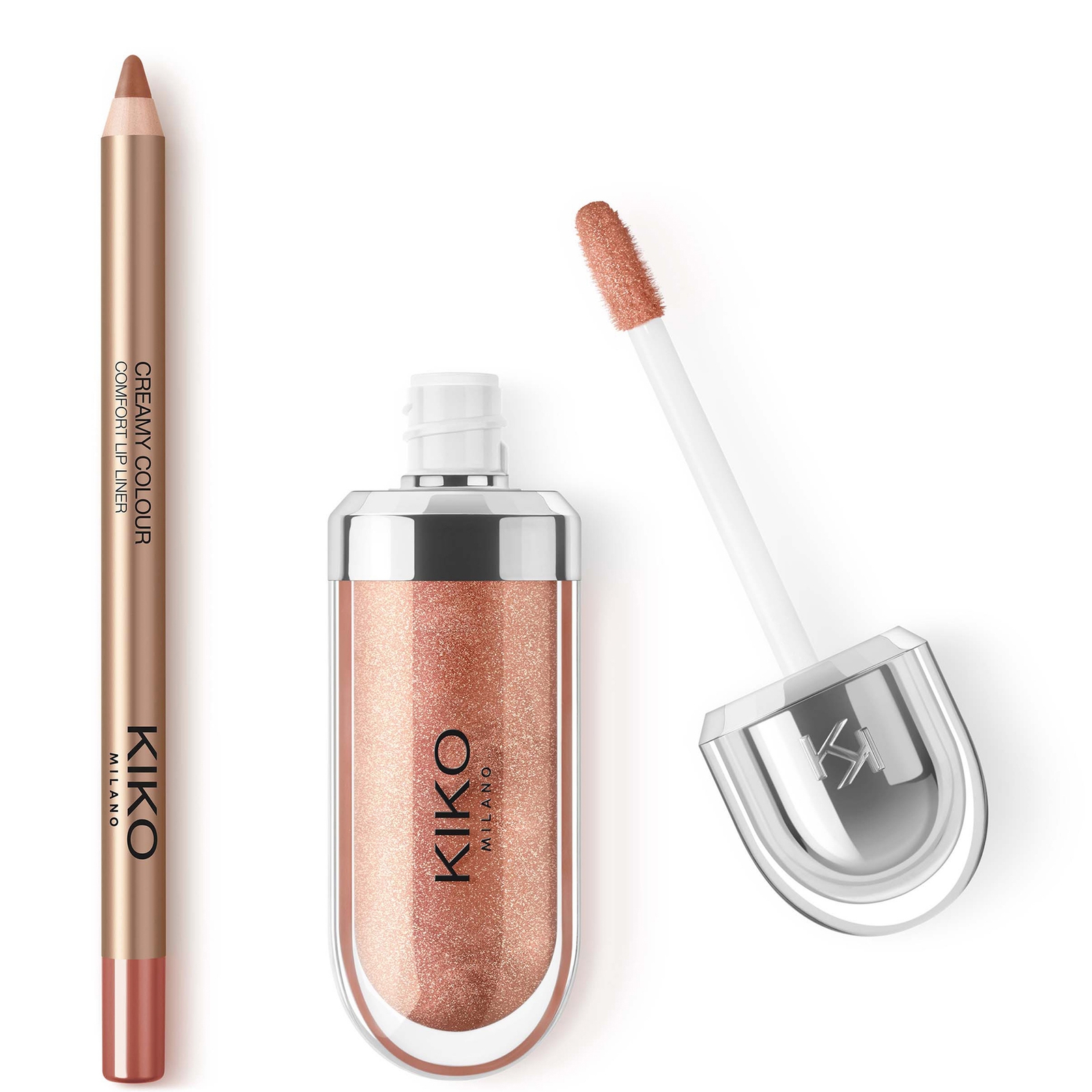 Image of KIKO Milano 3D Hydra Lip Combo (Various Shades) - oroen Shimmer051