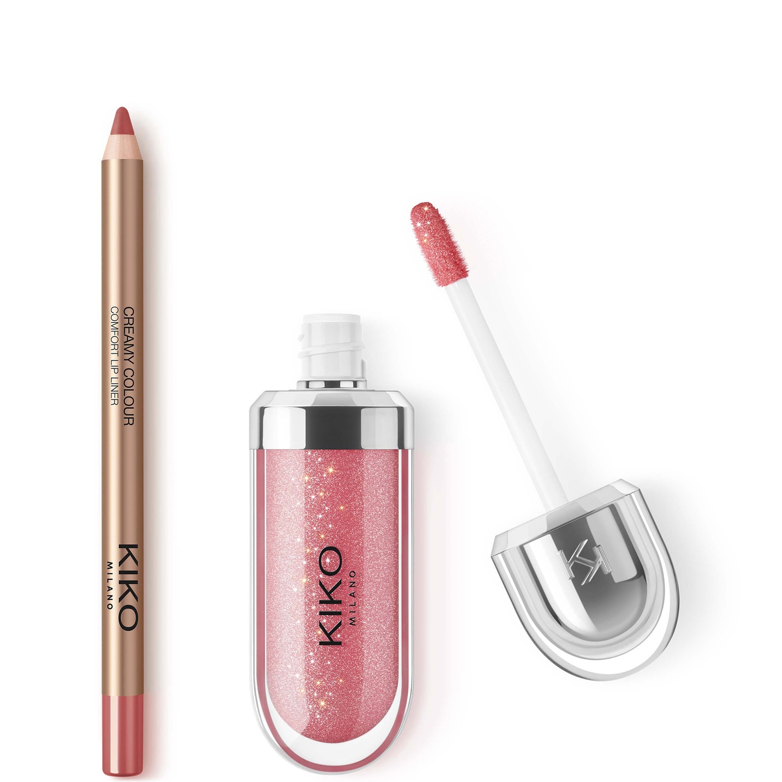 KIKO Milano 3D Hydra Lip Combo (Various Shades) - Define and Shine