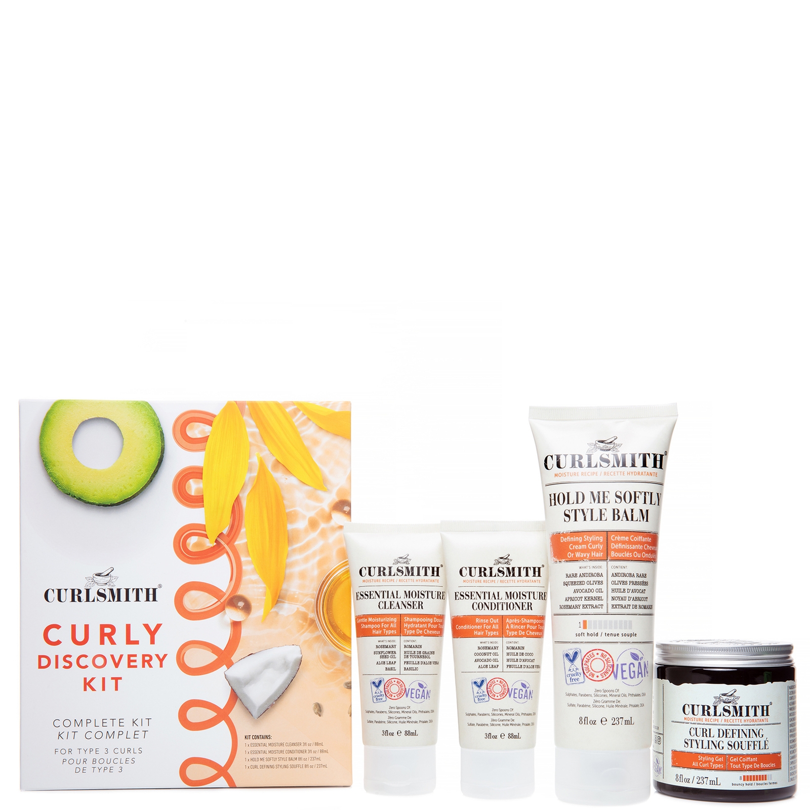 Curlsmith Curly Wash Day Kit In Multi