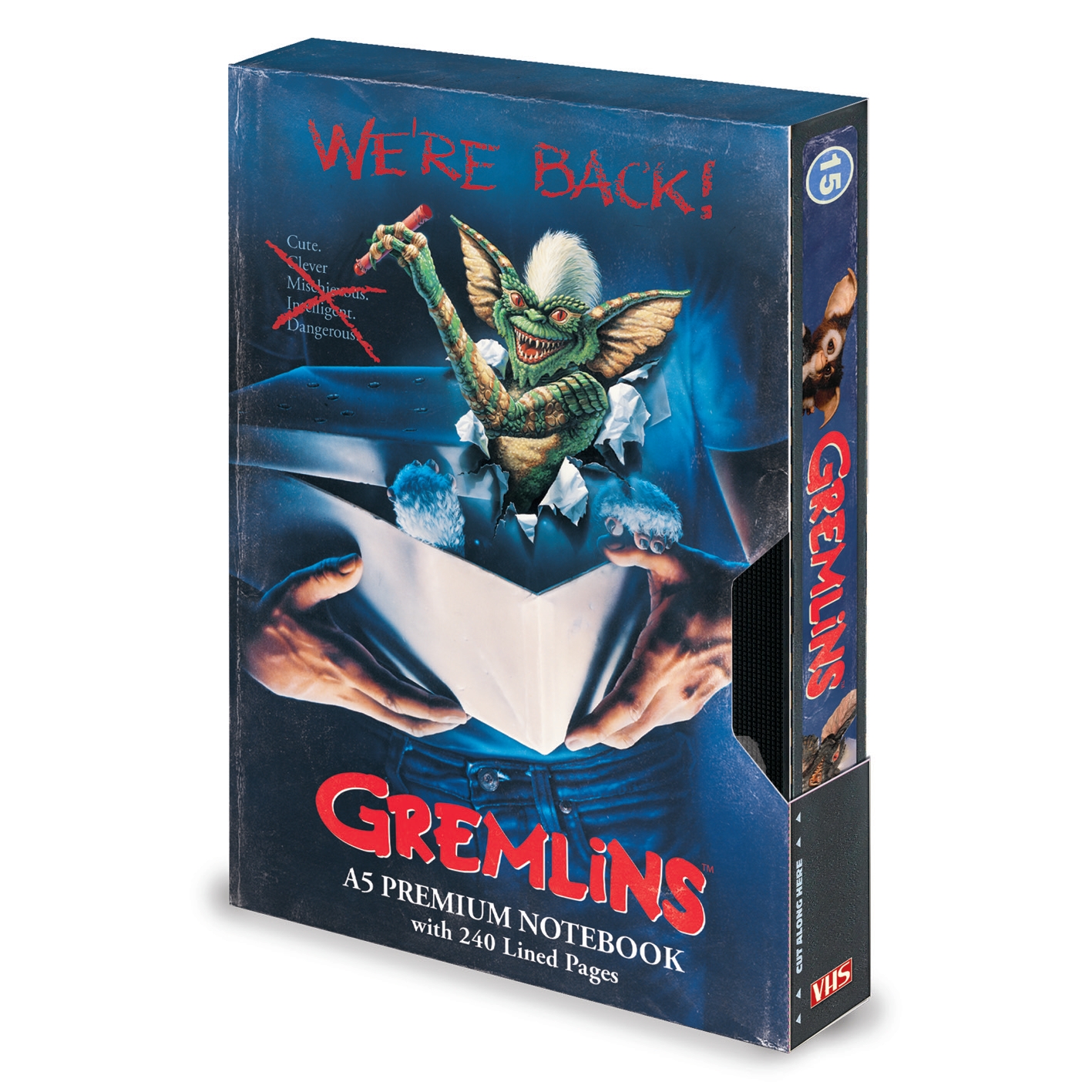 Photos - Other Souvenirs Gremlins We're Back A5 VHS Notebook SR73711 