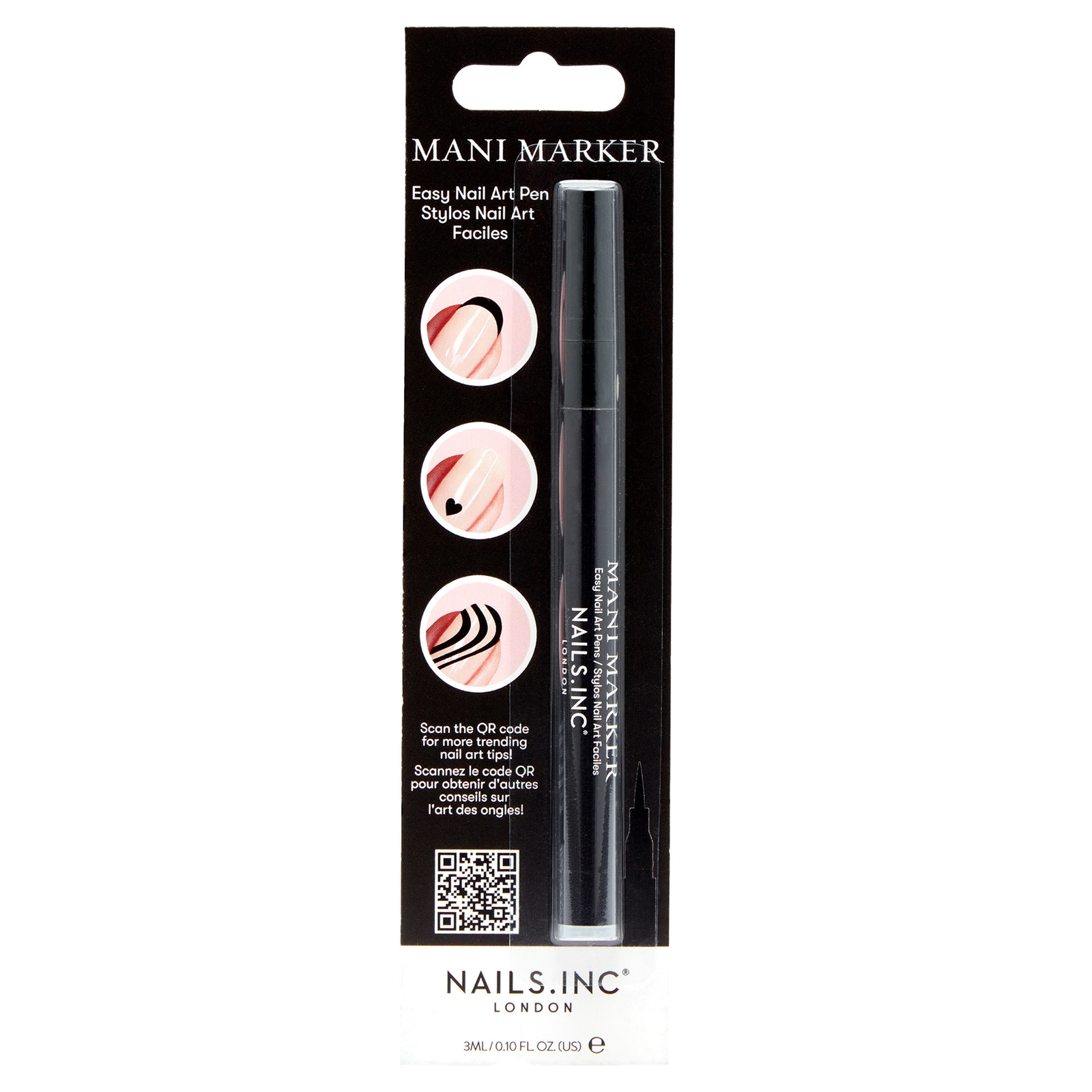 Shop Nails Inc Mani Marker Black 3ml